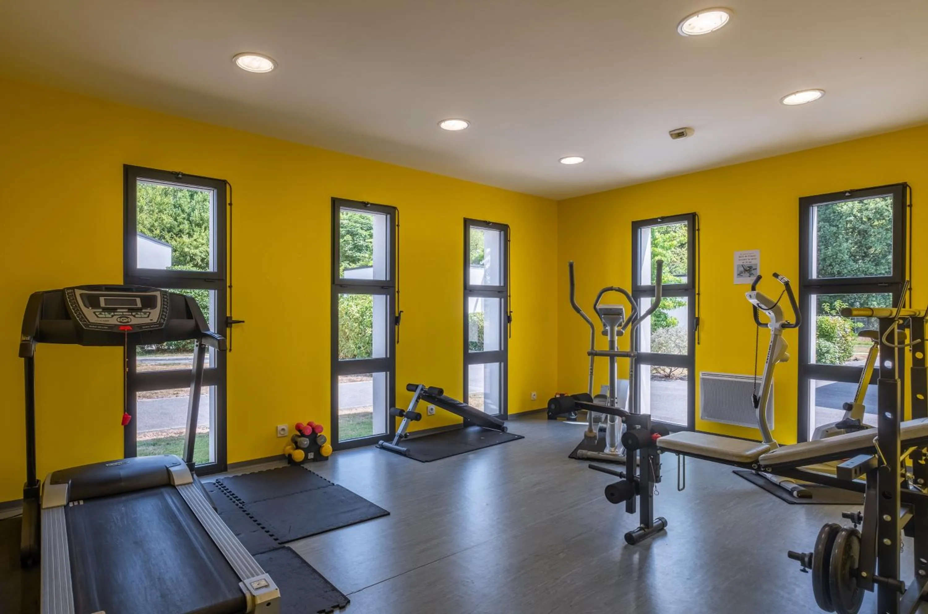 Fitness centre/facilities in Logis Auberge De La Foret