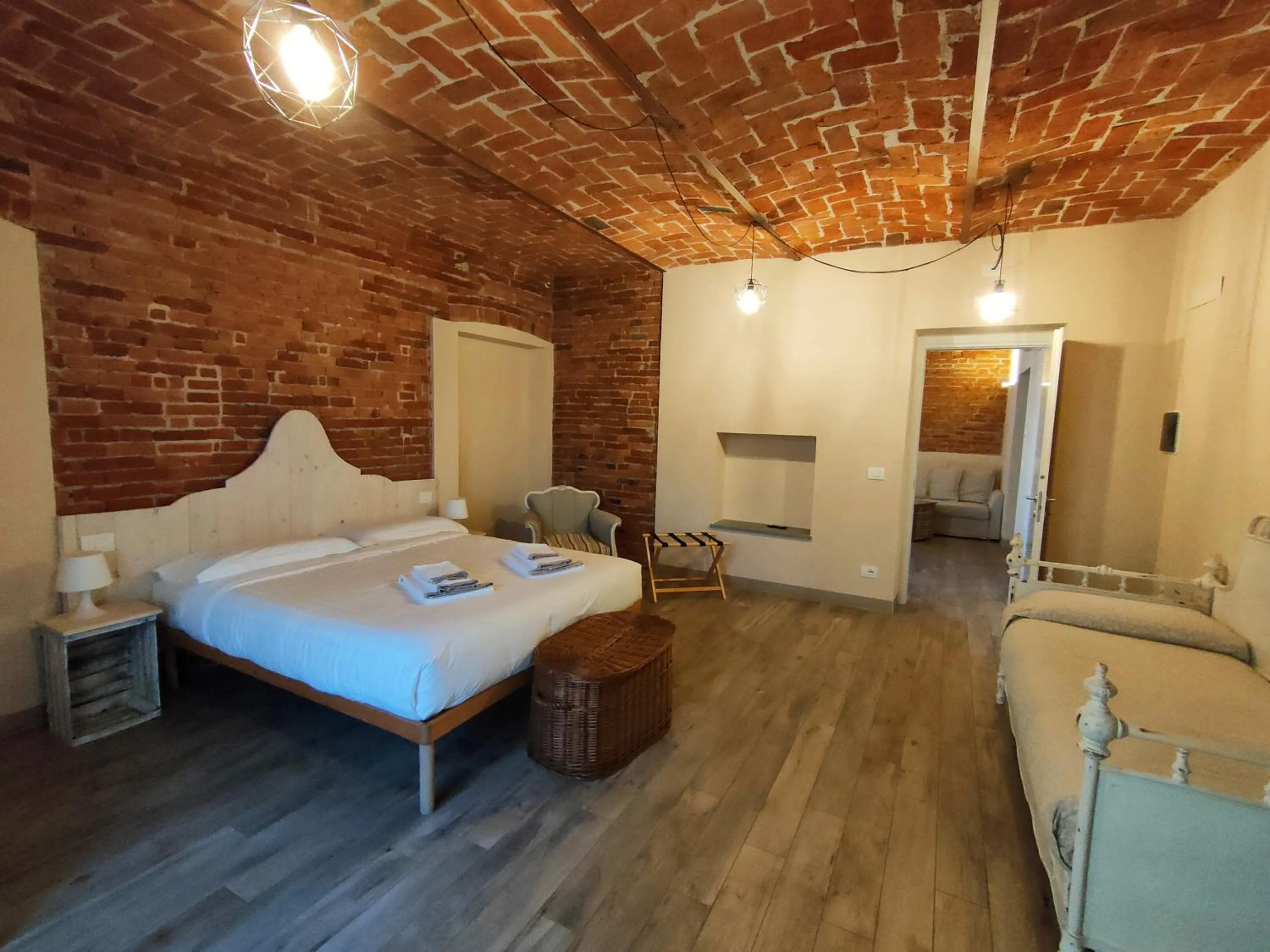 Bedroom, Bed in Cascina BELLONUOVO