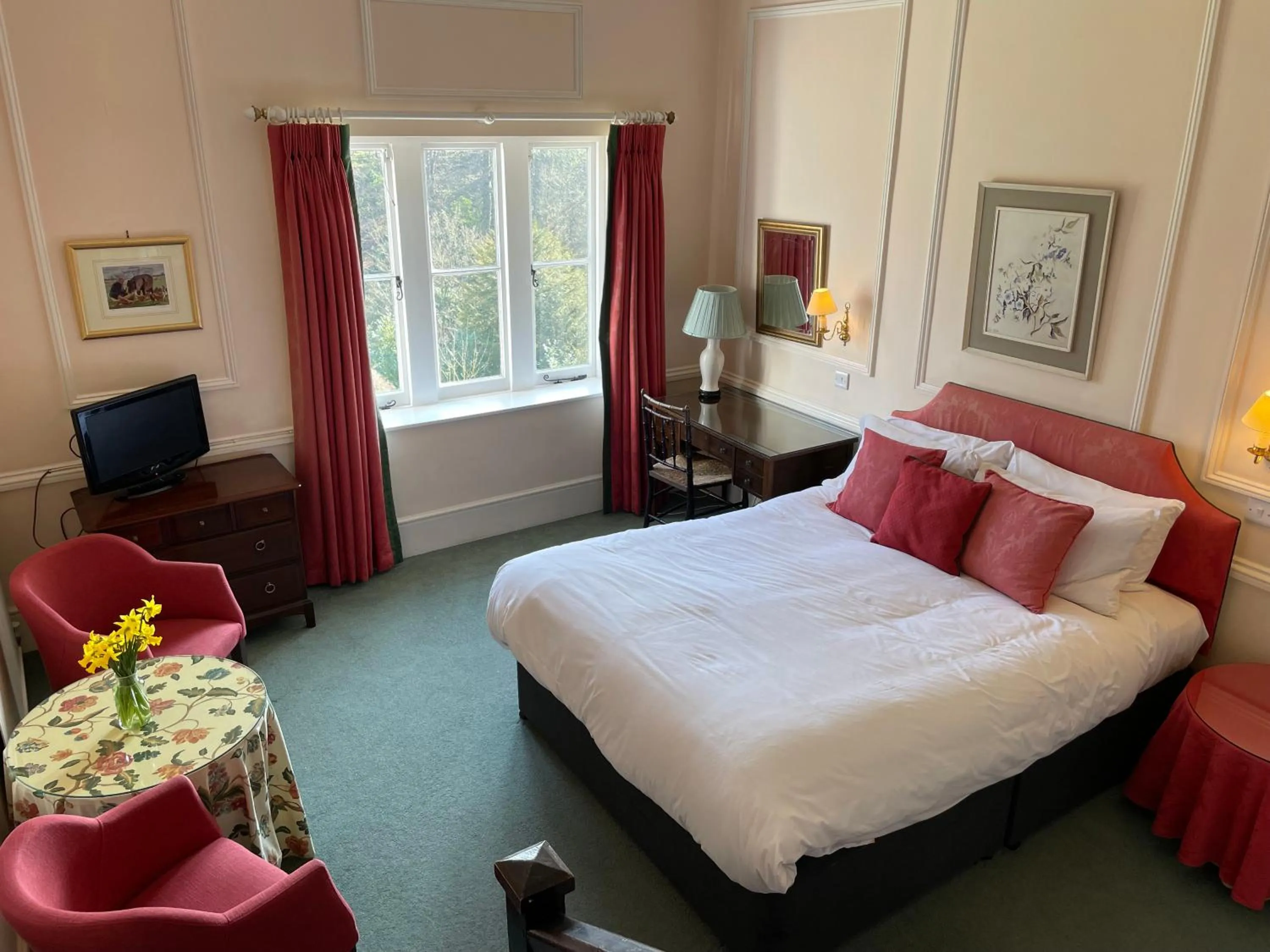 Bedroom, Bed in Langrish House