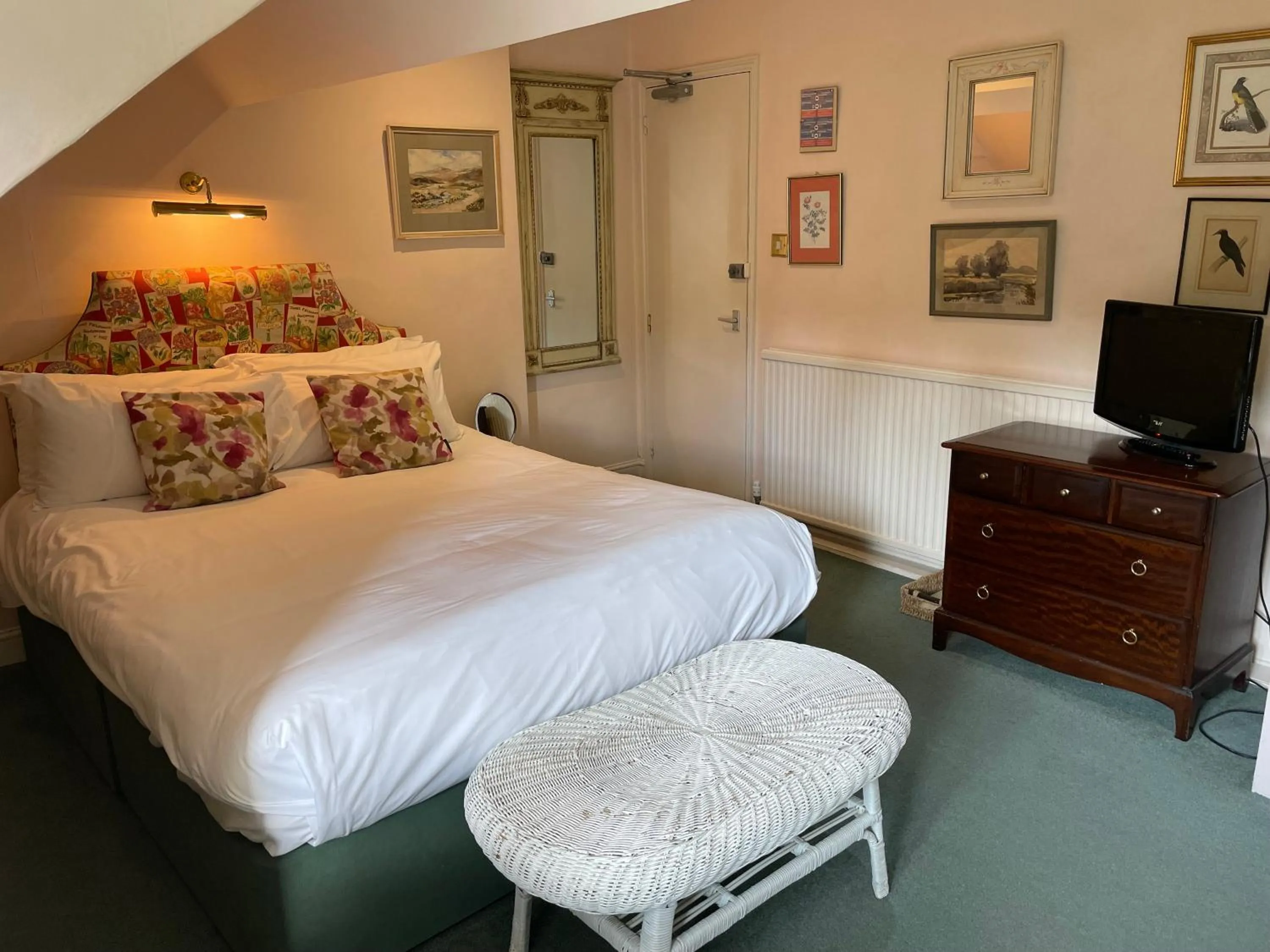 Bedroom, Bed in Langrish House