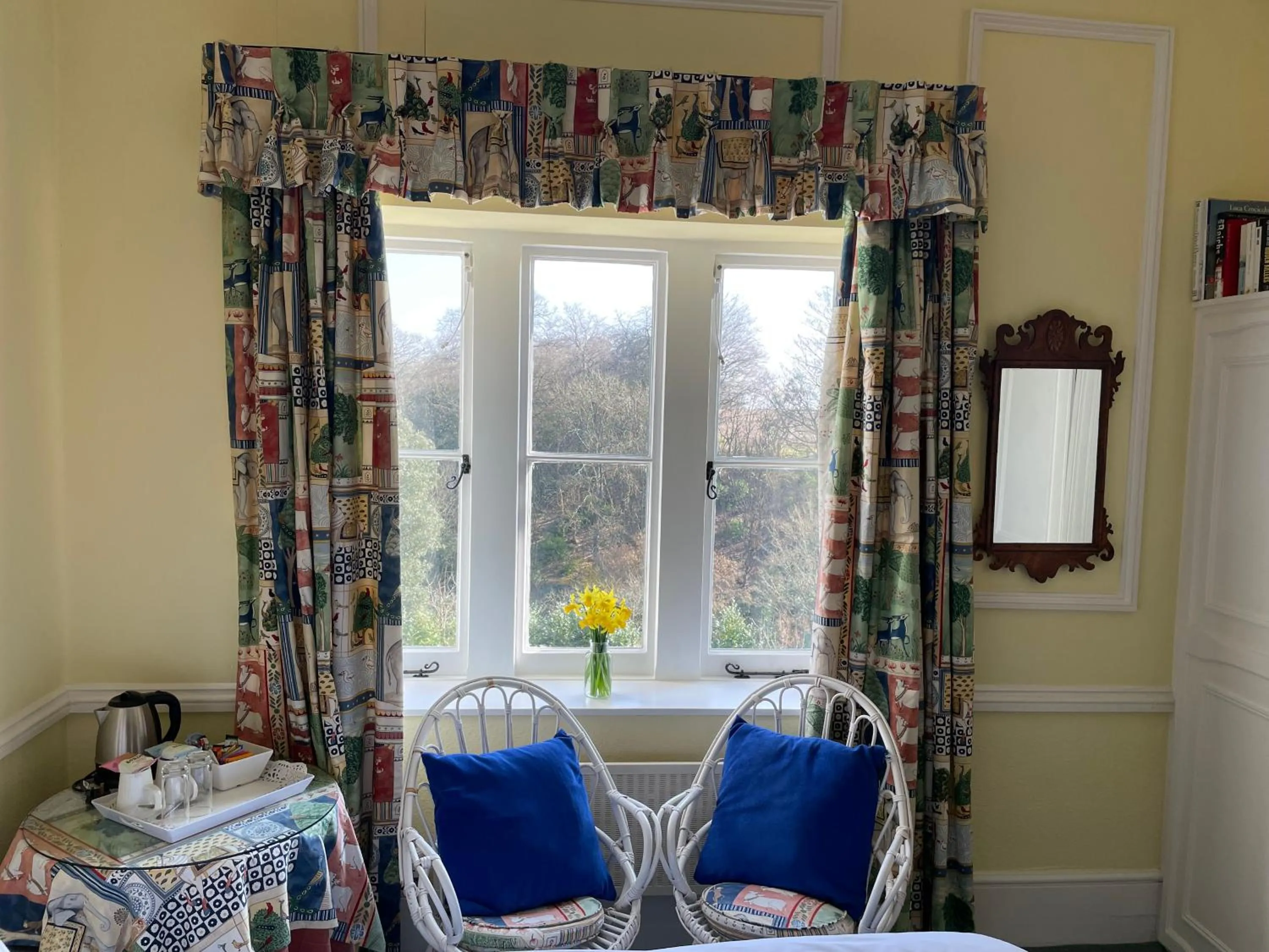 Seating area in Langrish House