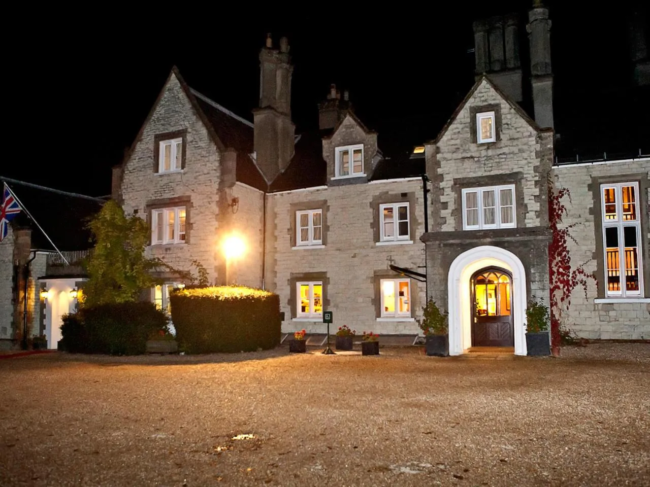 Facade/entrance in Langrish House