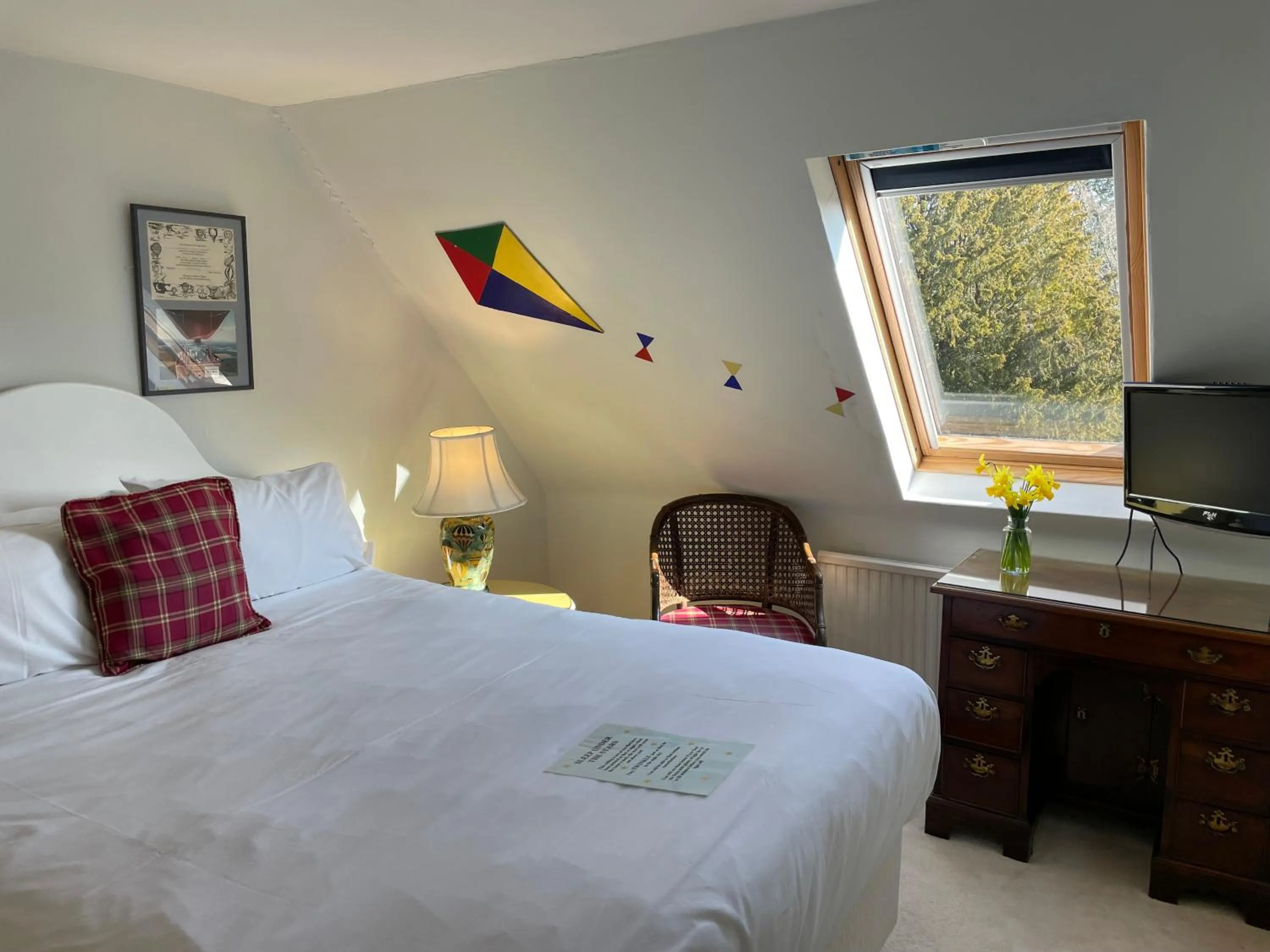 Bedroom, Bed in Langrish House