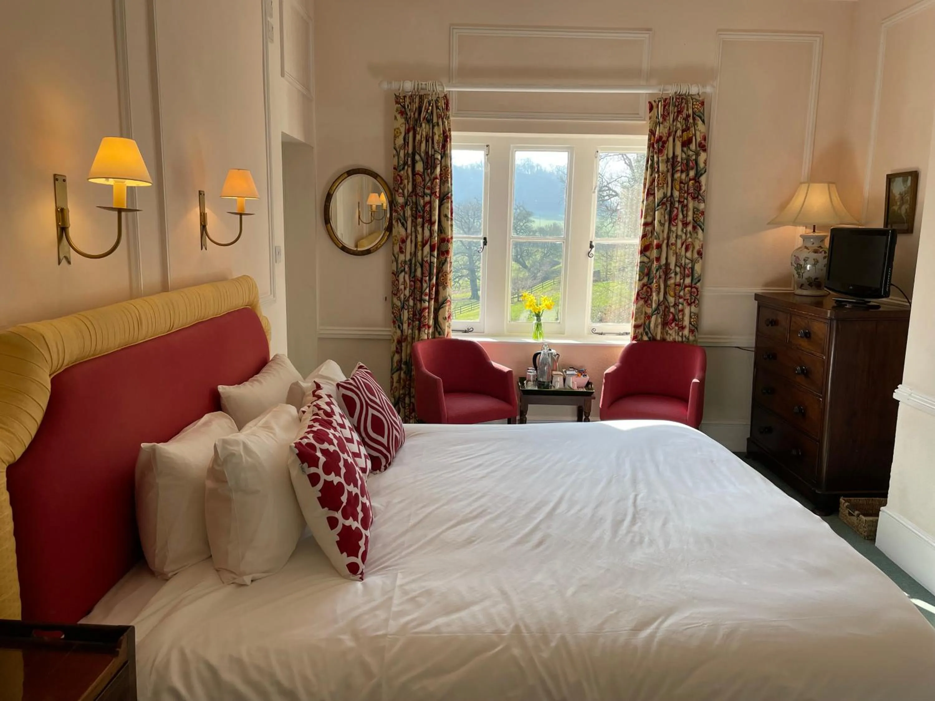 Bedroom, Bed in Langrish House