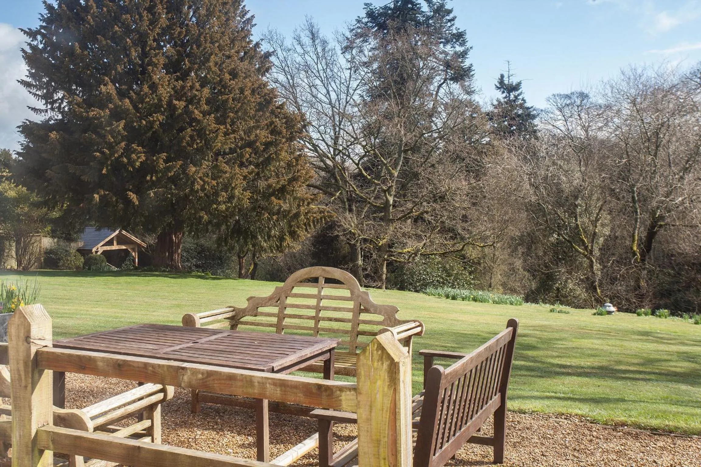 Patio in Langrish House