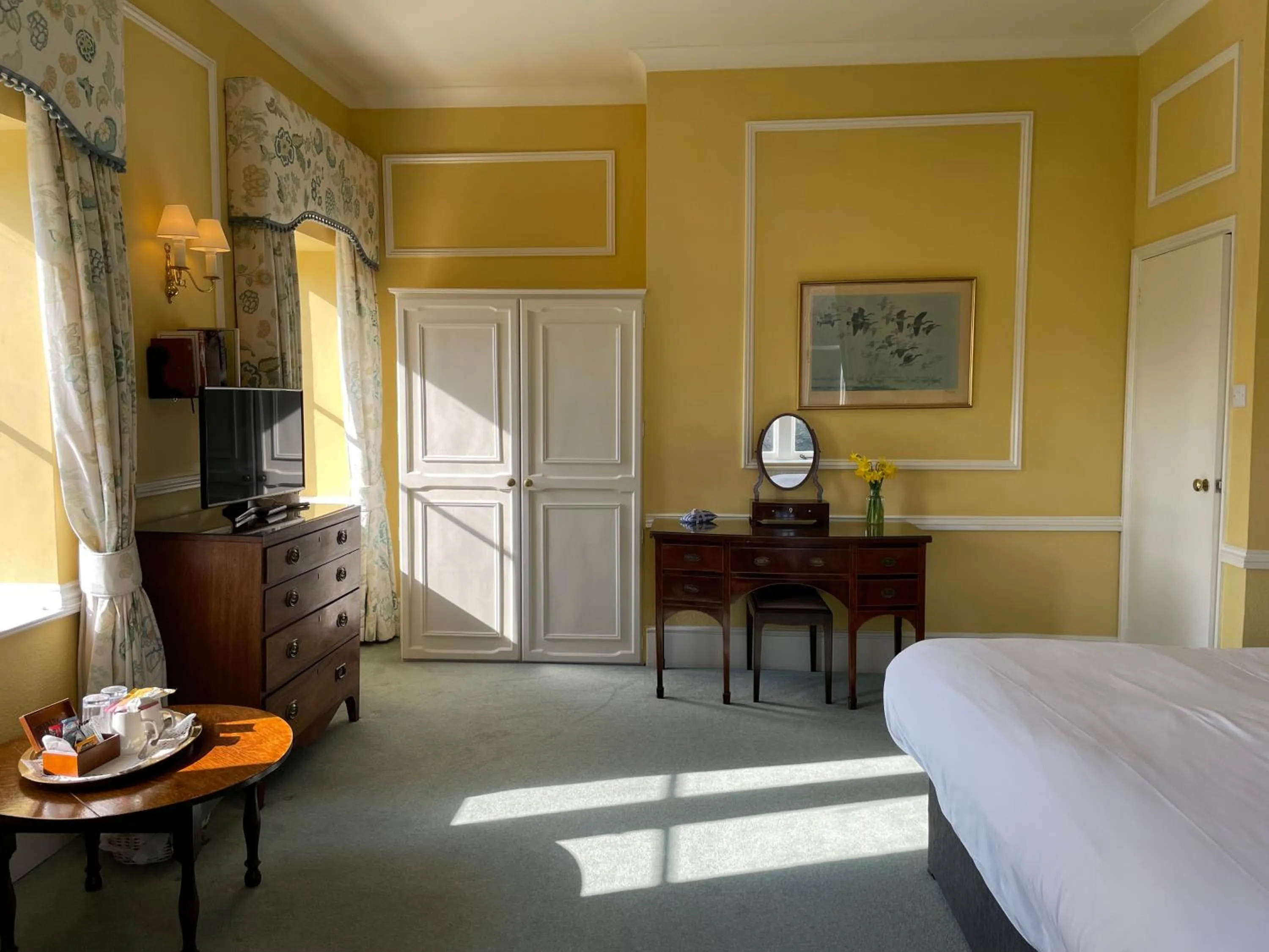 Bedroom, Bed in Langrish House