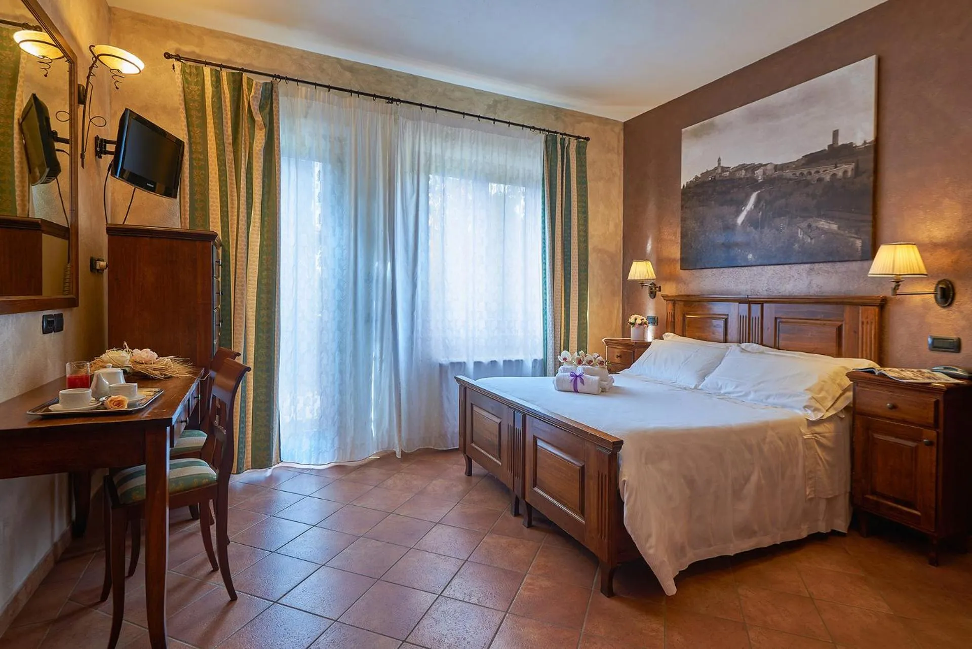 Photo of the whole room, Bed in Casanova - Wellness Center La Grotta Etrusca