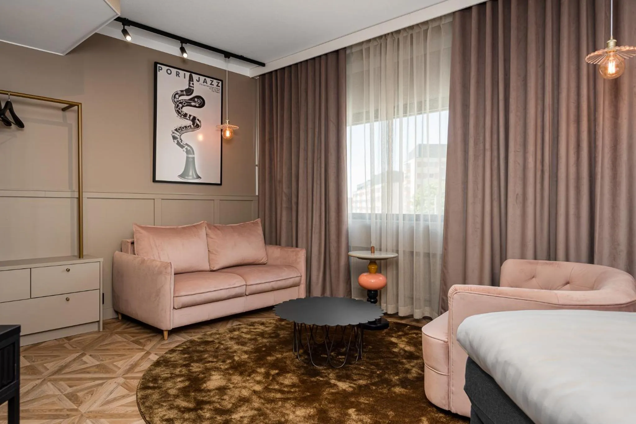 Seating area, Bed in Original Sokos Hotel Vaakuna Pori