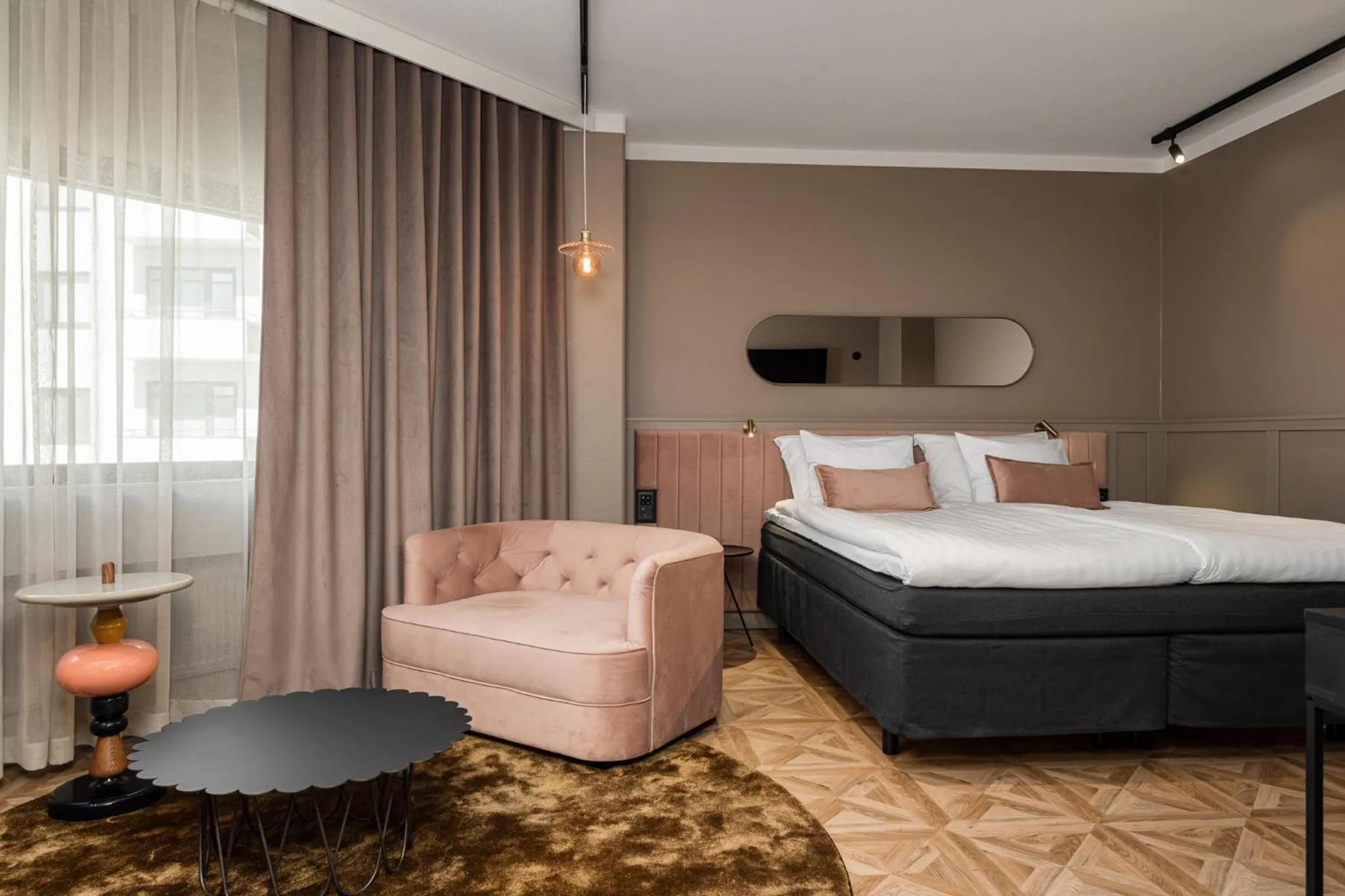 Bed in Original Sokos Hotel Vaakuna Pori