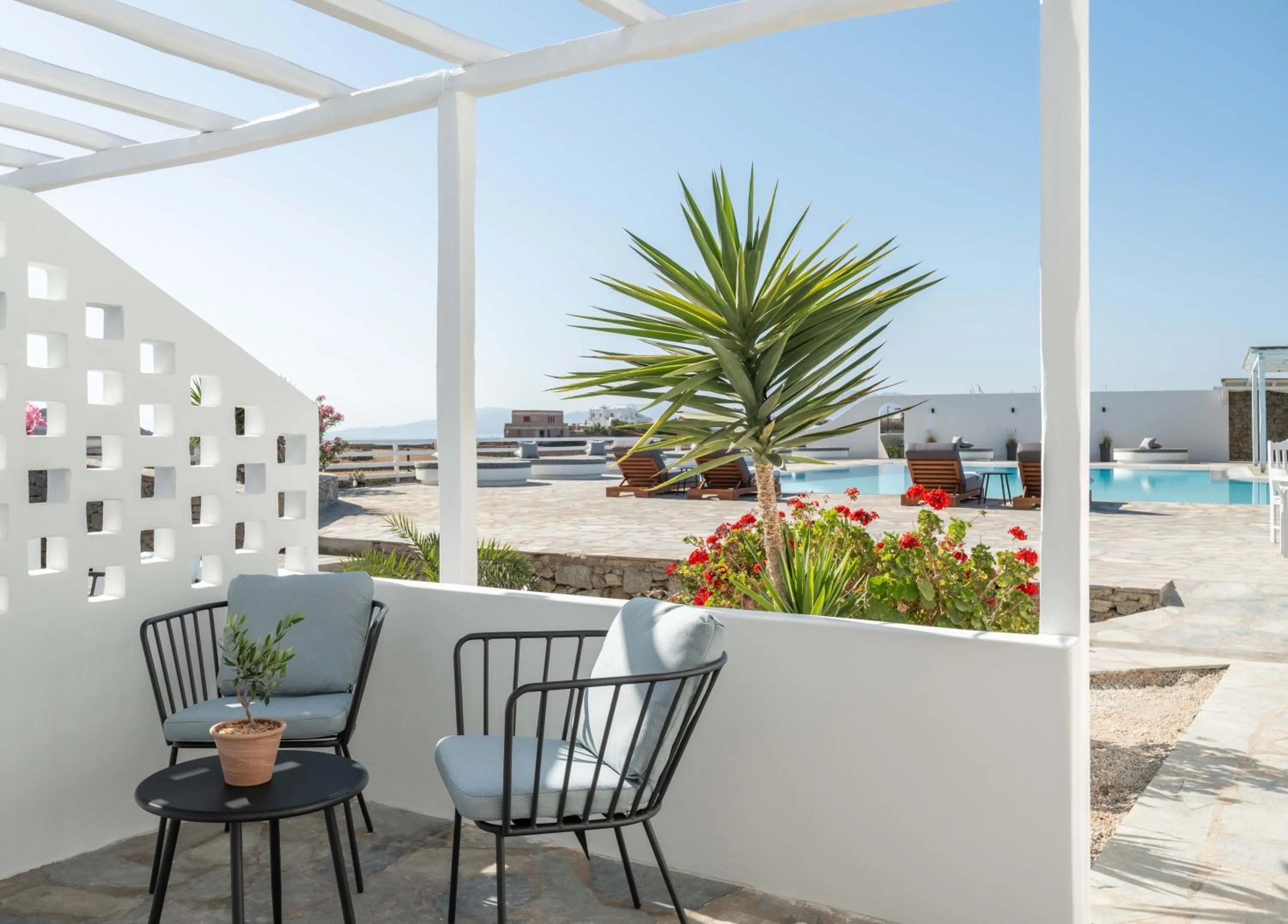 Balcony/Terrace in Philosophy of Mykonos Boutique Hotel