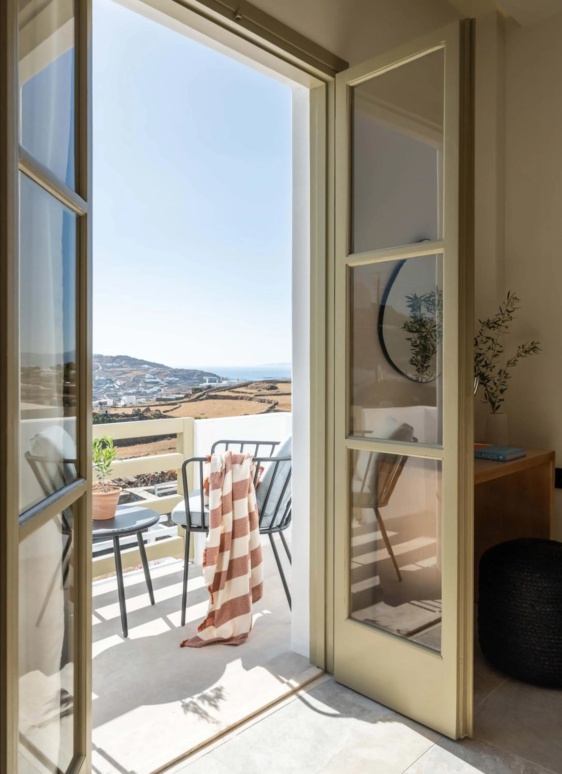 Patio in Philosophy of Mykonos Boutique Hotel