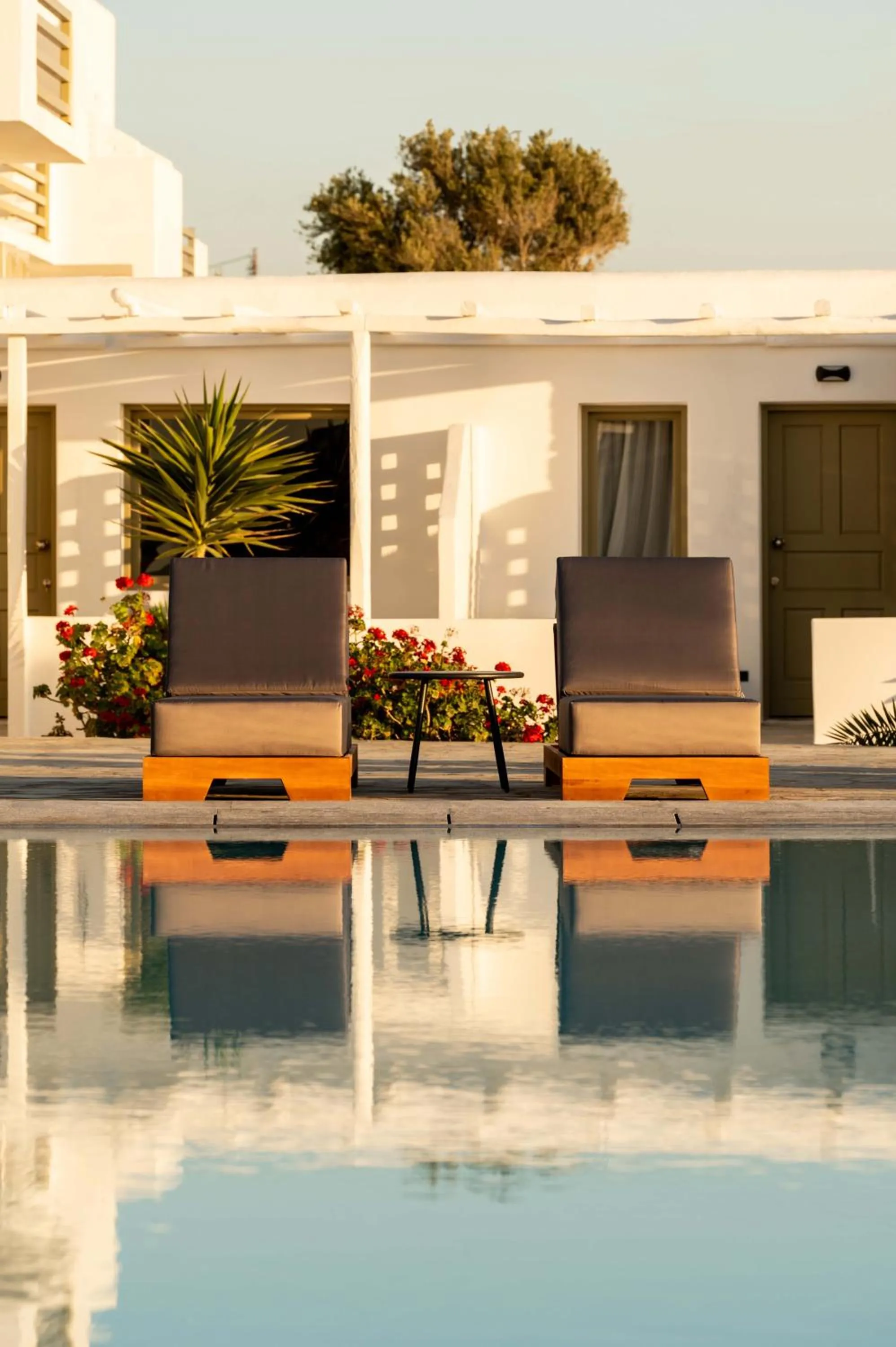 Patio in Philosophy of Mykonos Boutique Hotel
