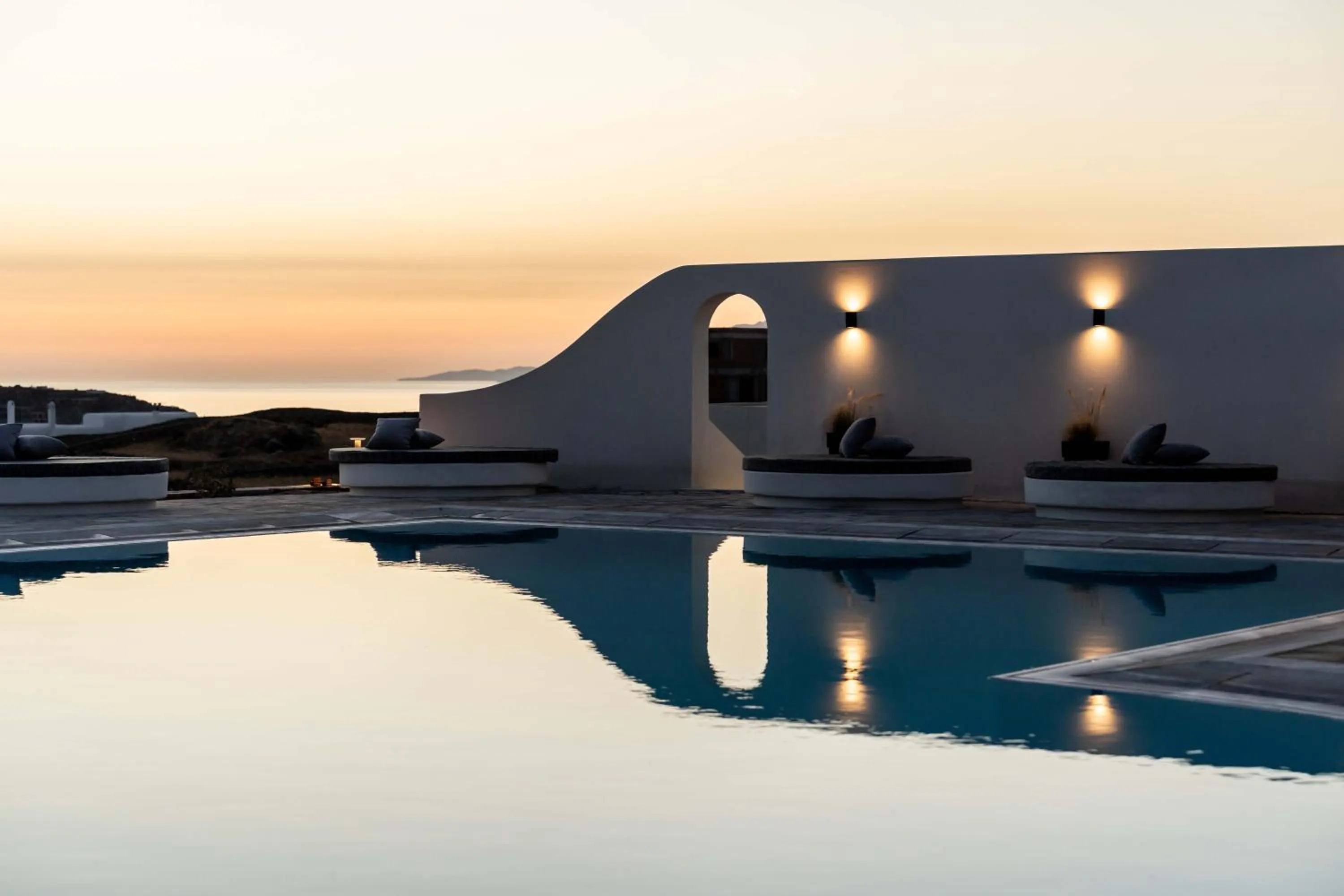 Swimming pool in Philosophy of Mykonos Boutique Hotel