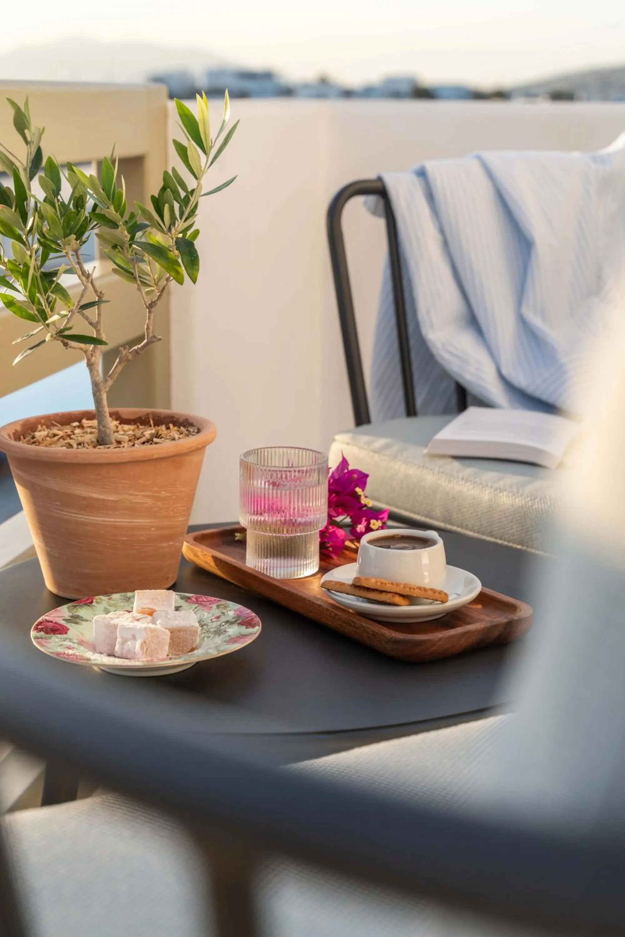 Seating area in Philosophy of Mykonos Boutique Hotel
