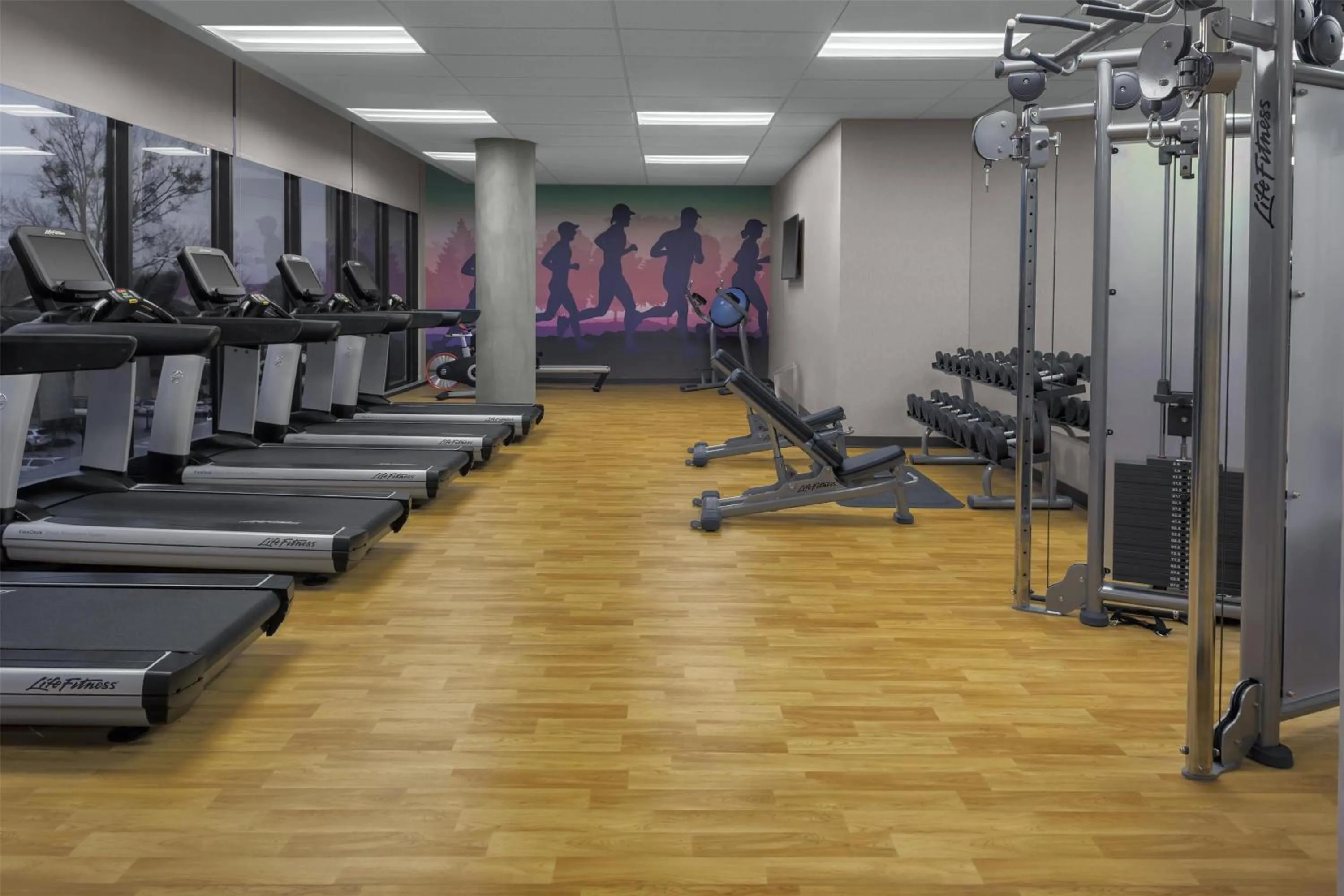 Fitness centre/facilities in Hyatt Place Athens Downtown