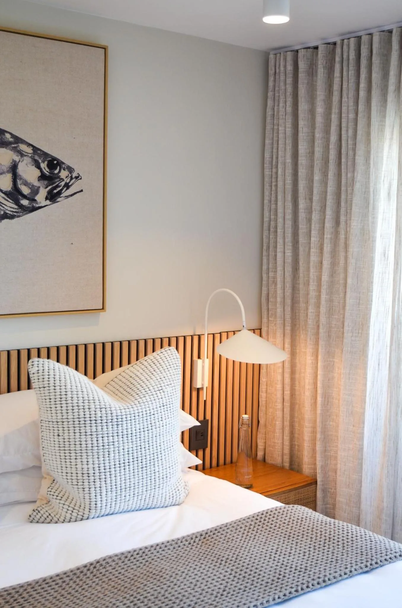 Bed in Abalone Hotel & Villas