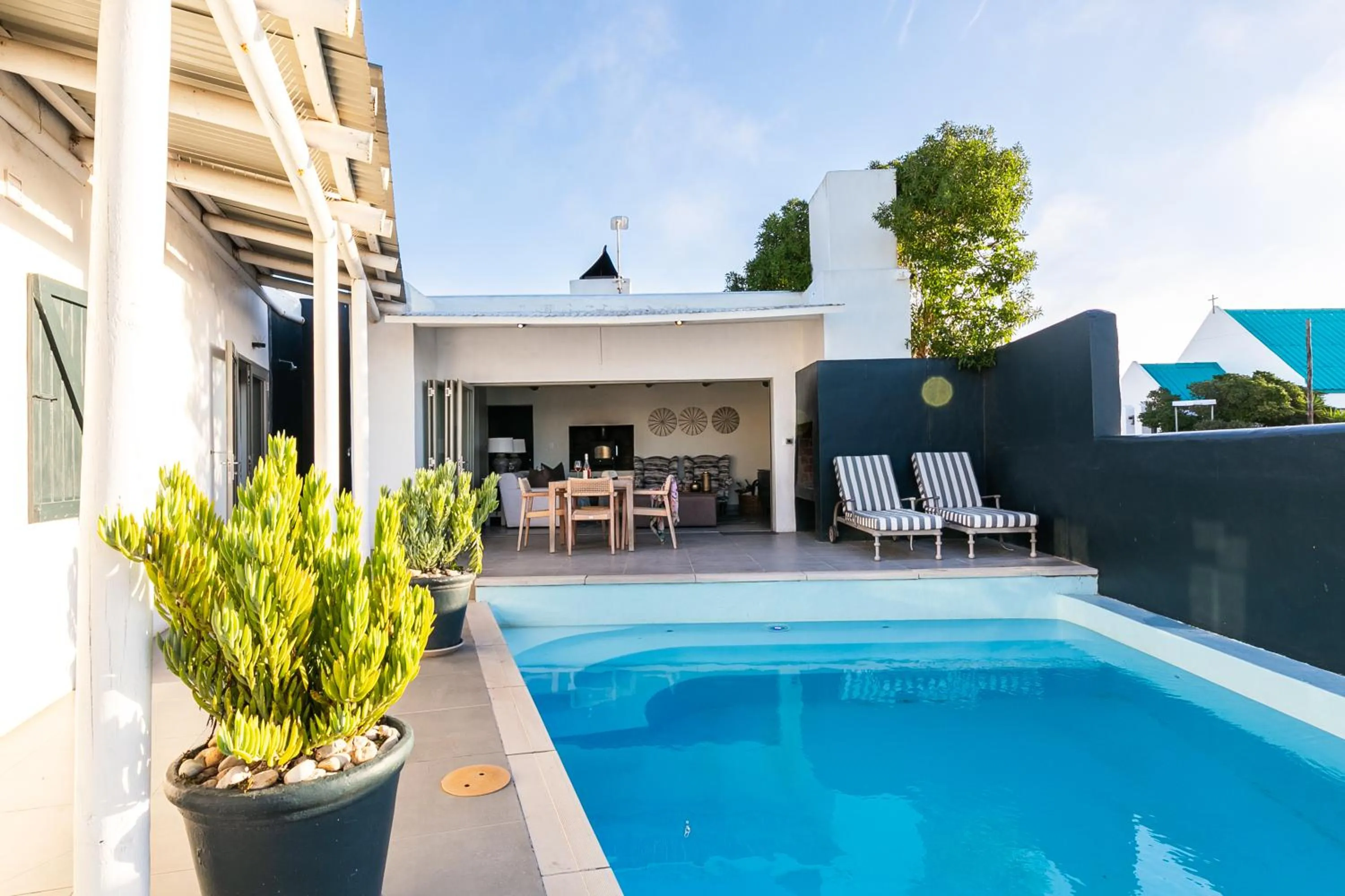 Pool view in Abalone Hotel & Villas