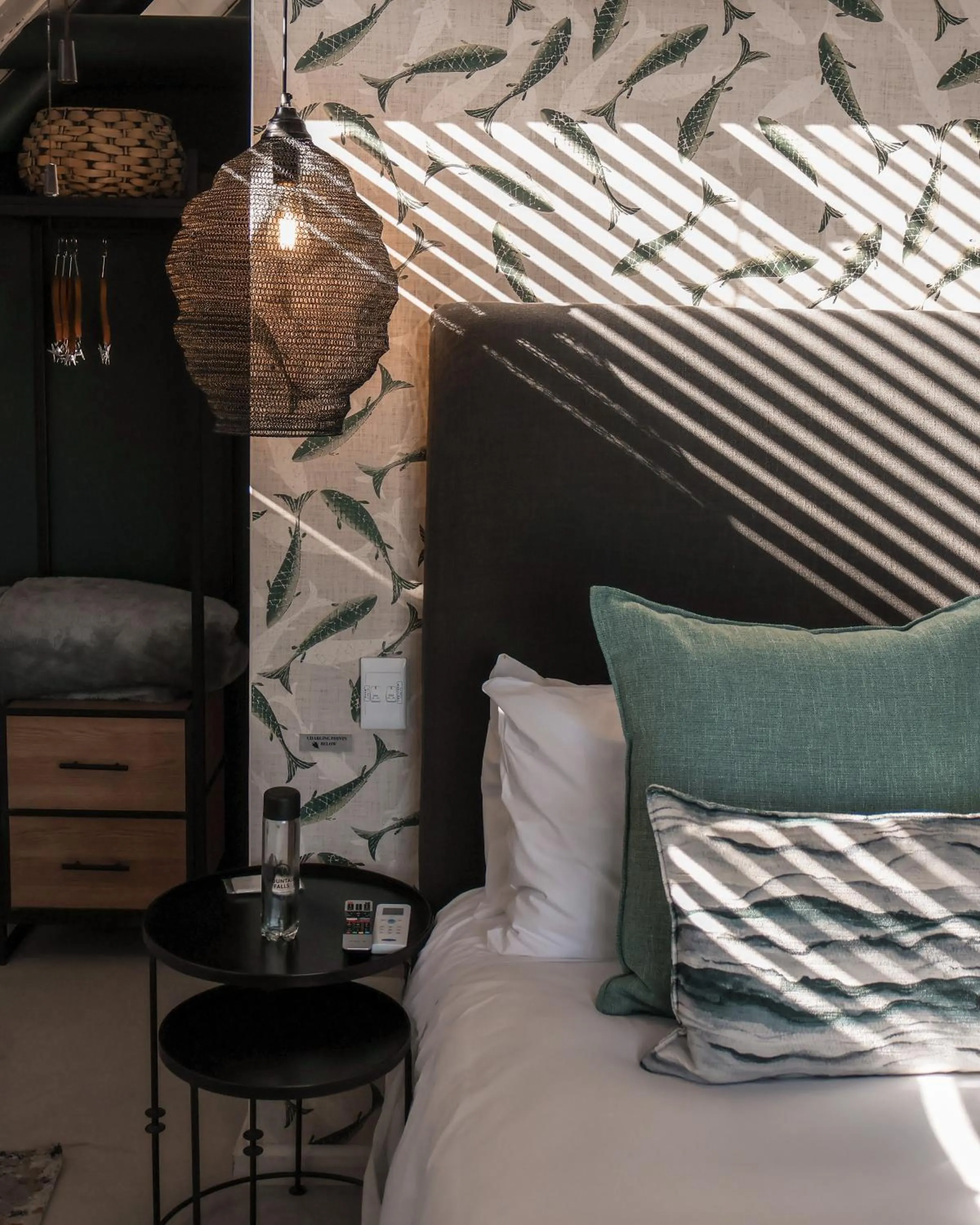 Bed in Abalone Hotel & Villas