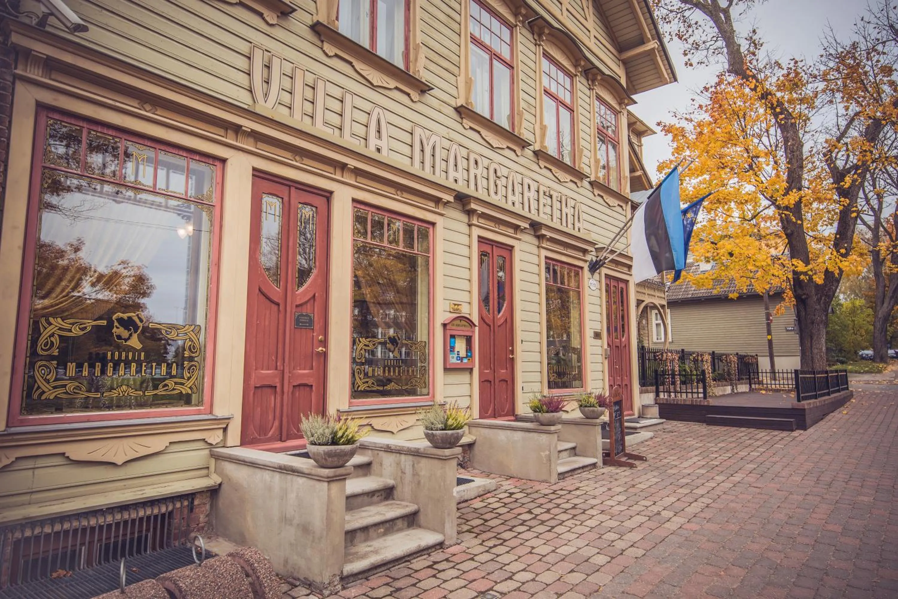 Facade/entrance in Villa Margaretha Boutique Hotell