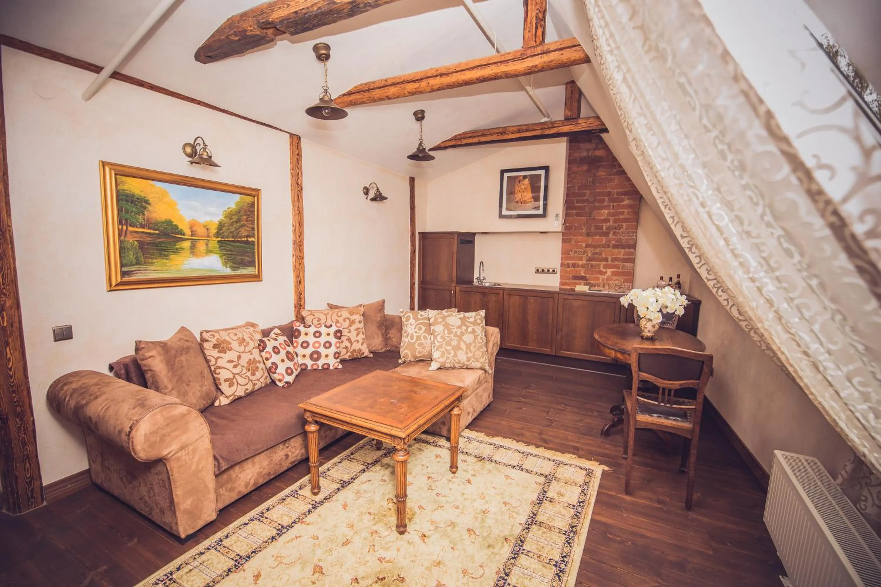 Living room in Villa Margaretha Boutique Hotell