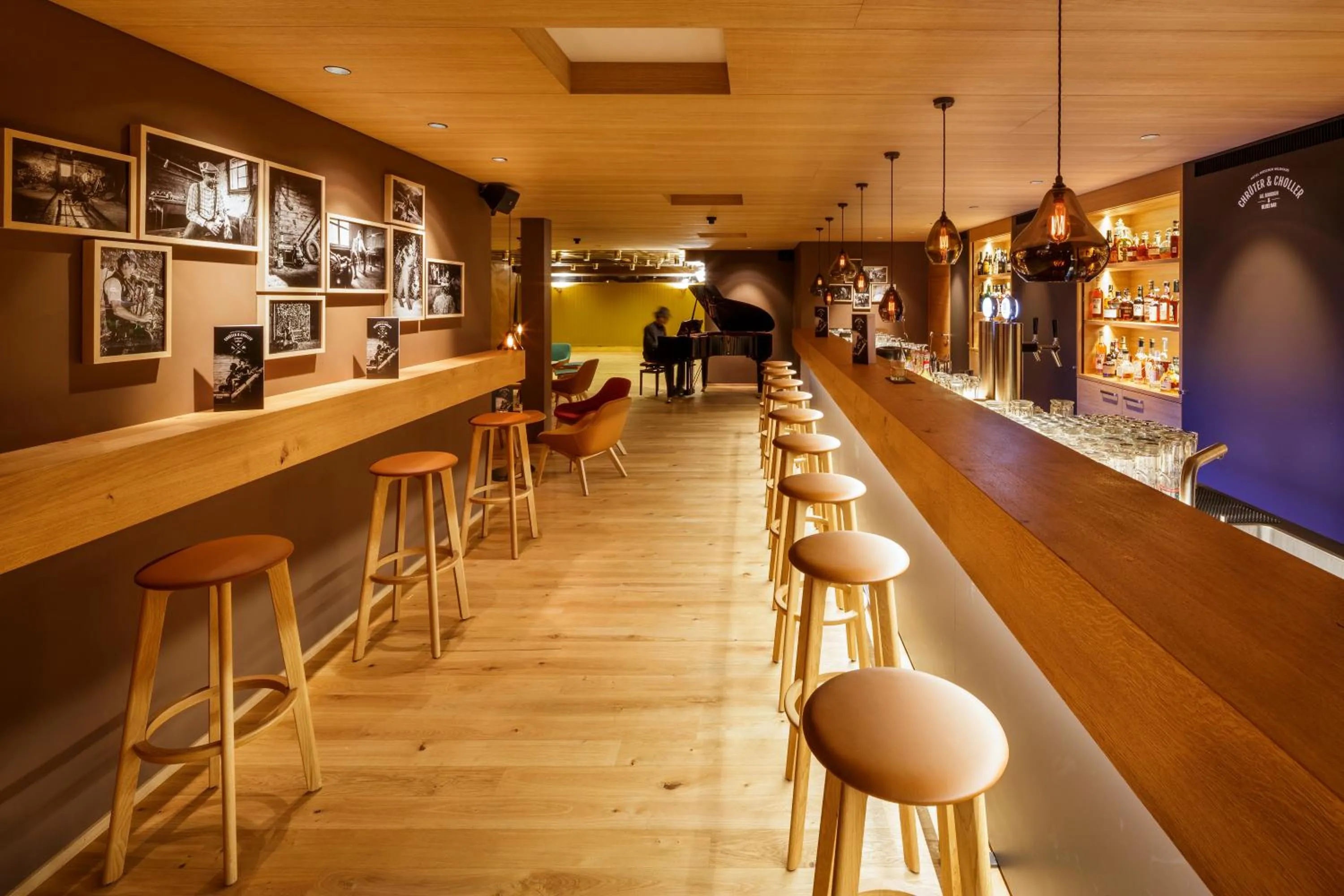 Lounge or bar in Hotel Hirschen Wildhaus