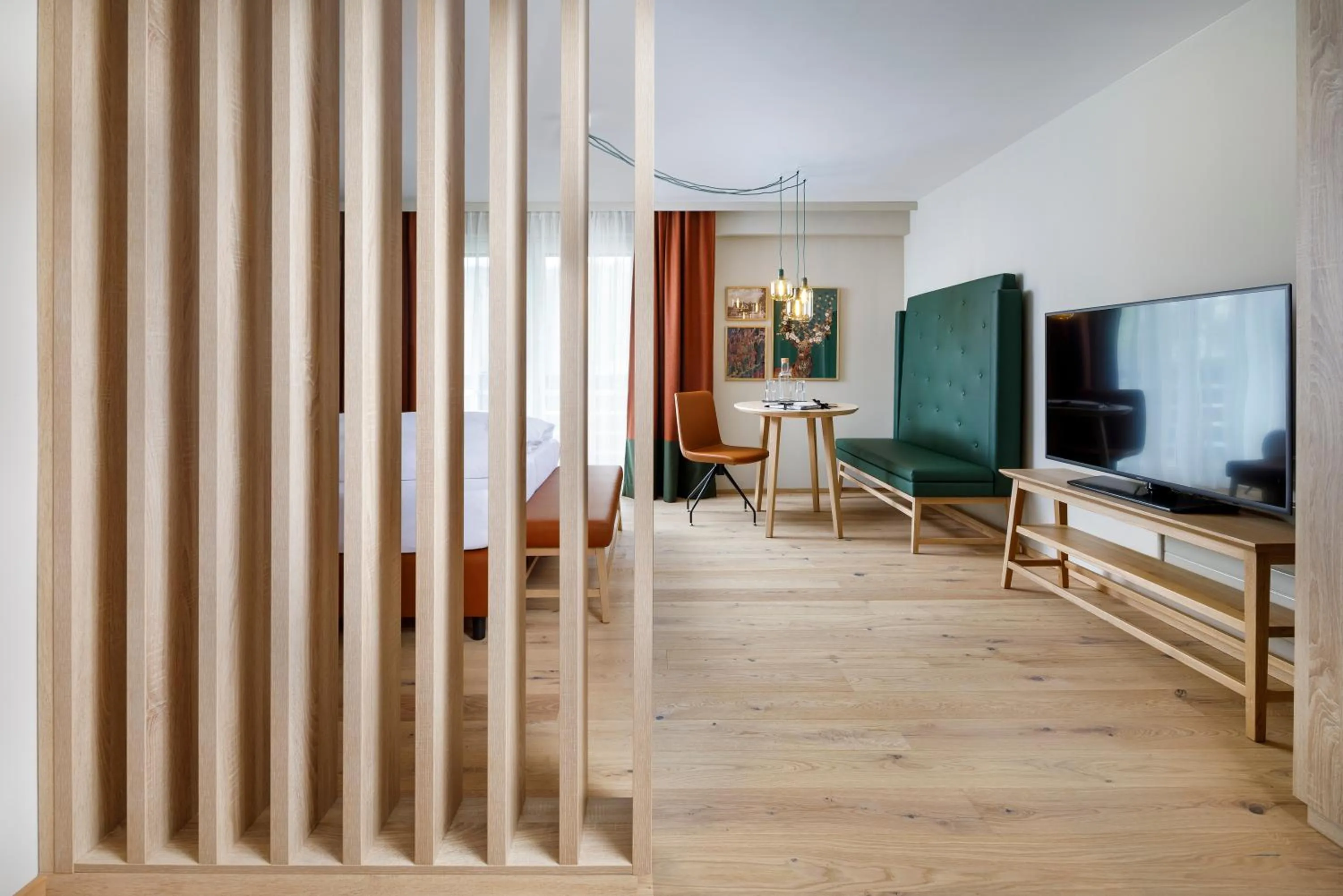 Seating area in Hotel Hirschen Wildhaus