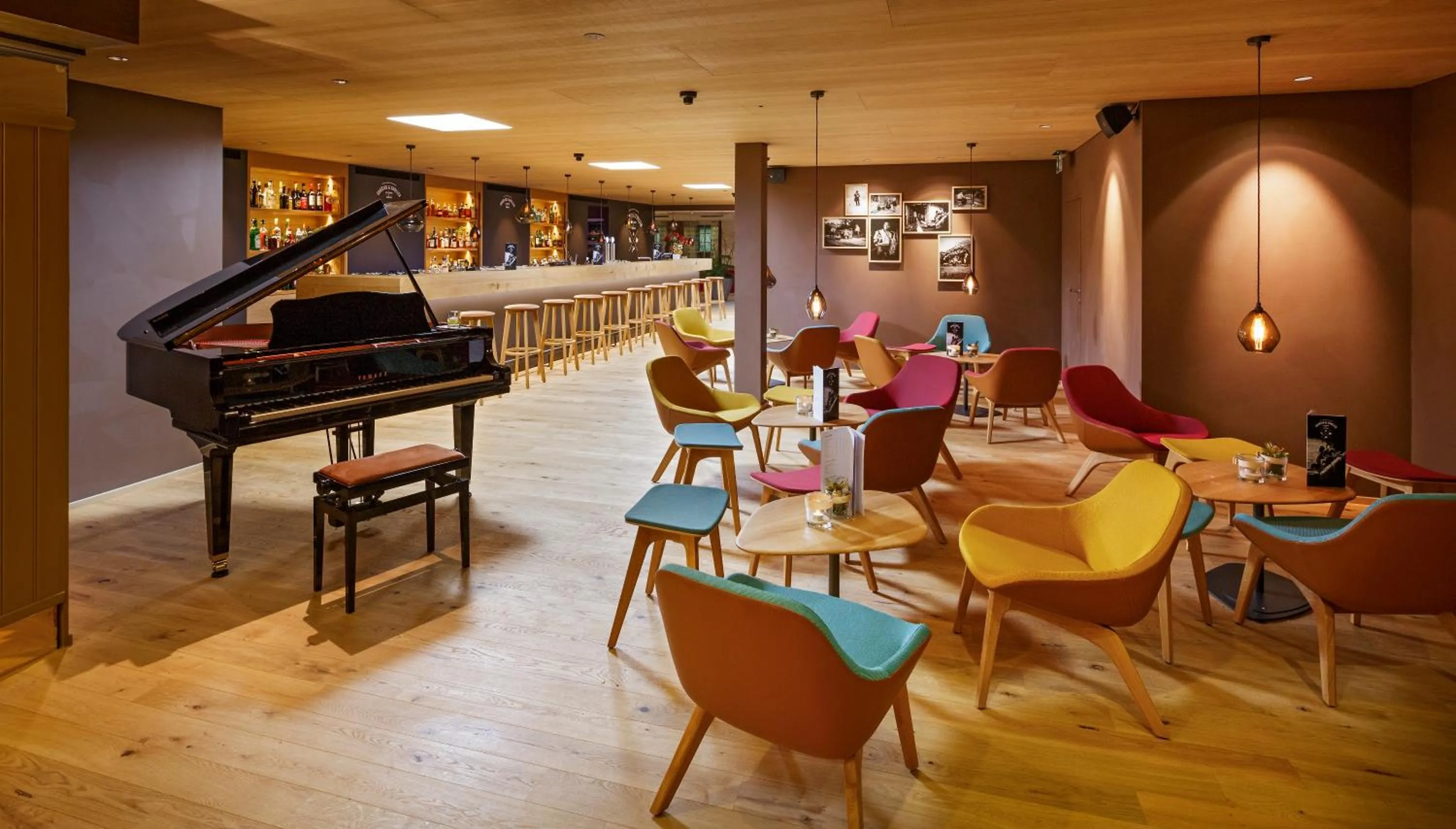 Lounge or bar in Hotel Hirschen Wildhaus