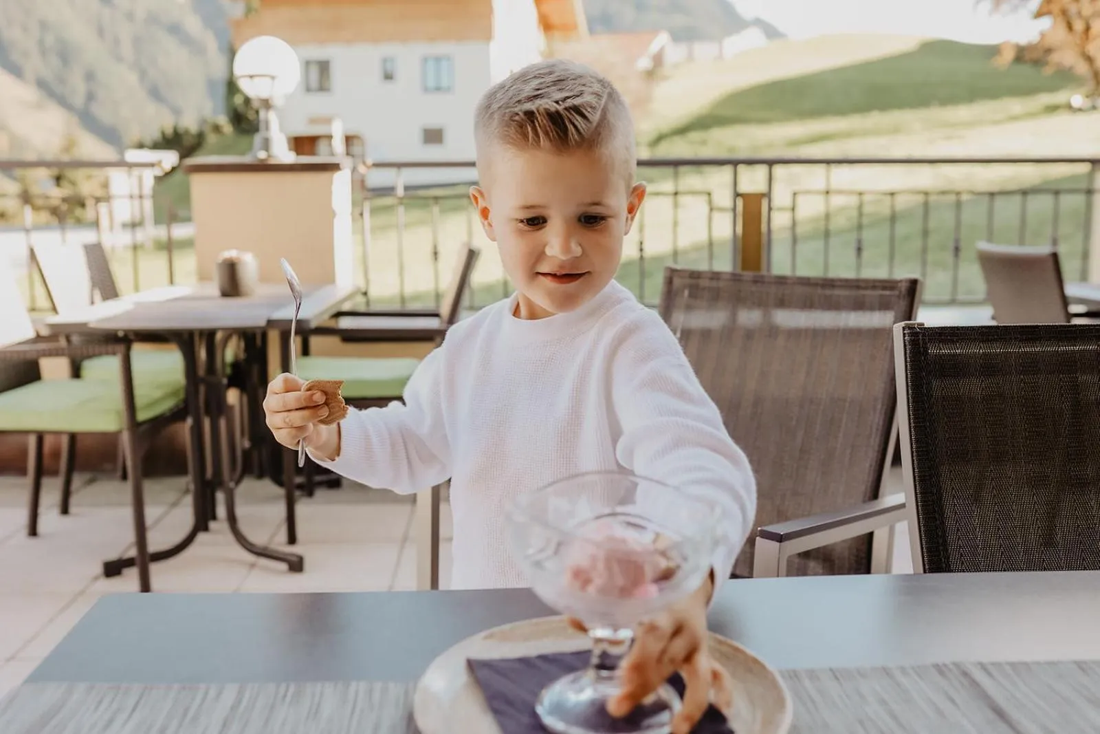 Food and drinks in Berghotel Alpenklang