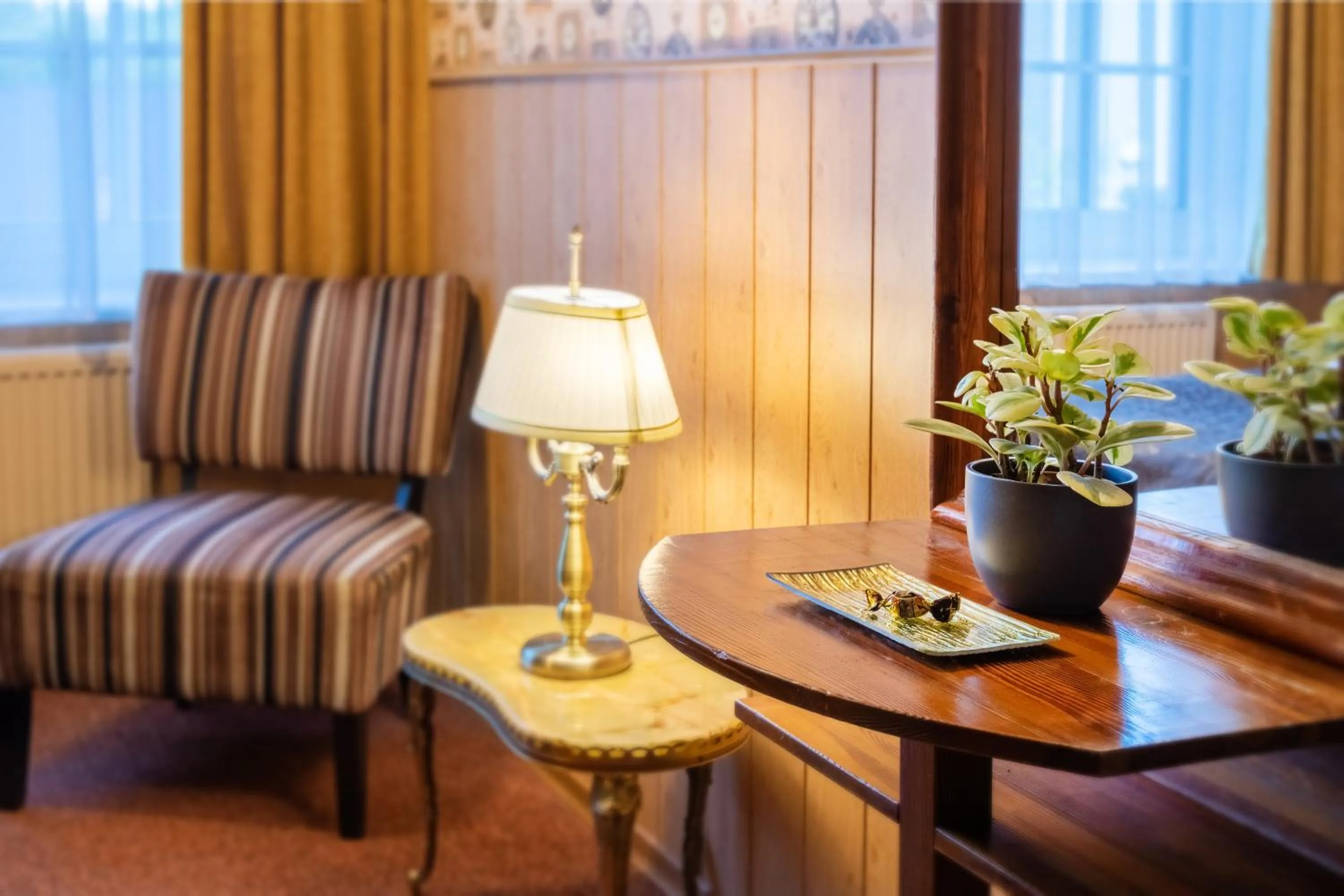 Decorative detail in Hansa Hotel