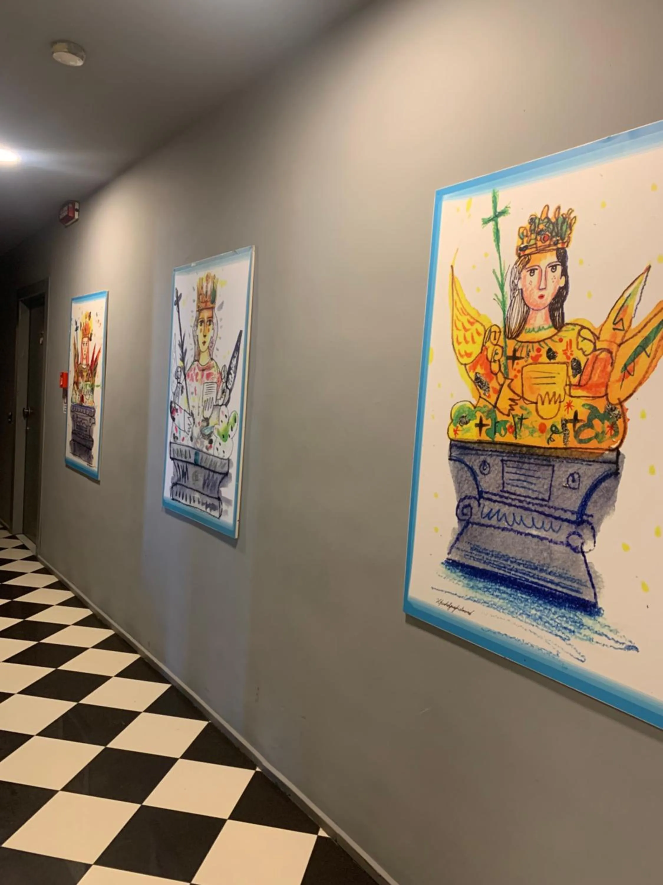 Decorative detail in Santuzza Art Hotel Catania