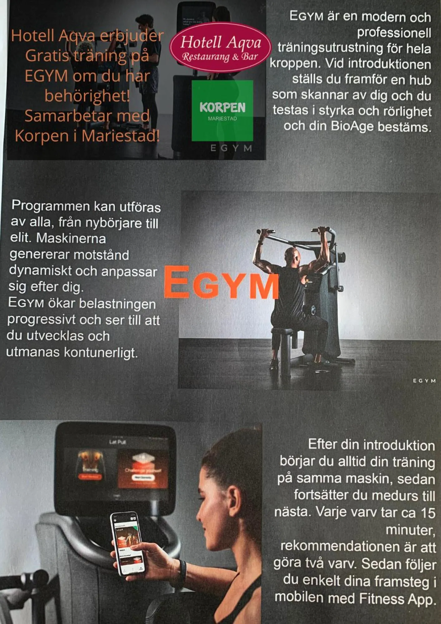 Fitness centre/facilities in Hotell Aqva Restaurang & Bar Ett Biosfärhotell med fokus på hållbarhet