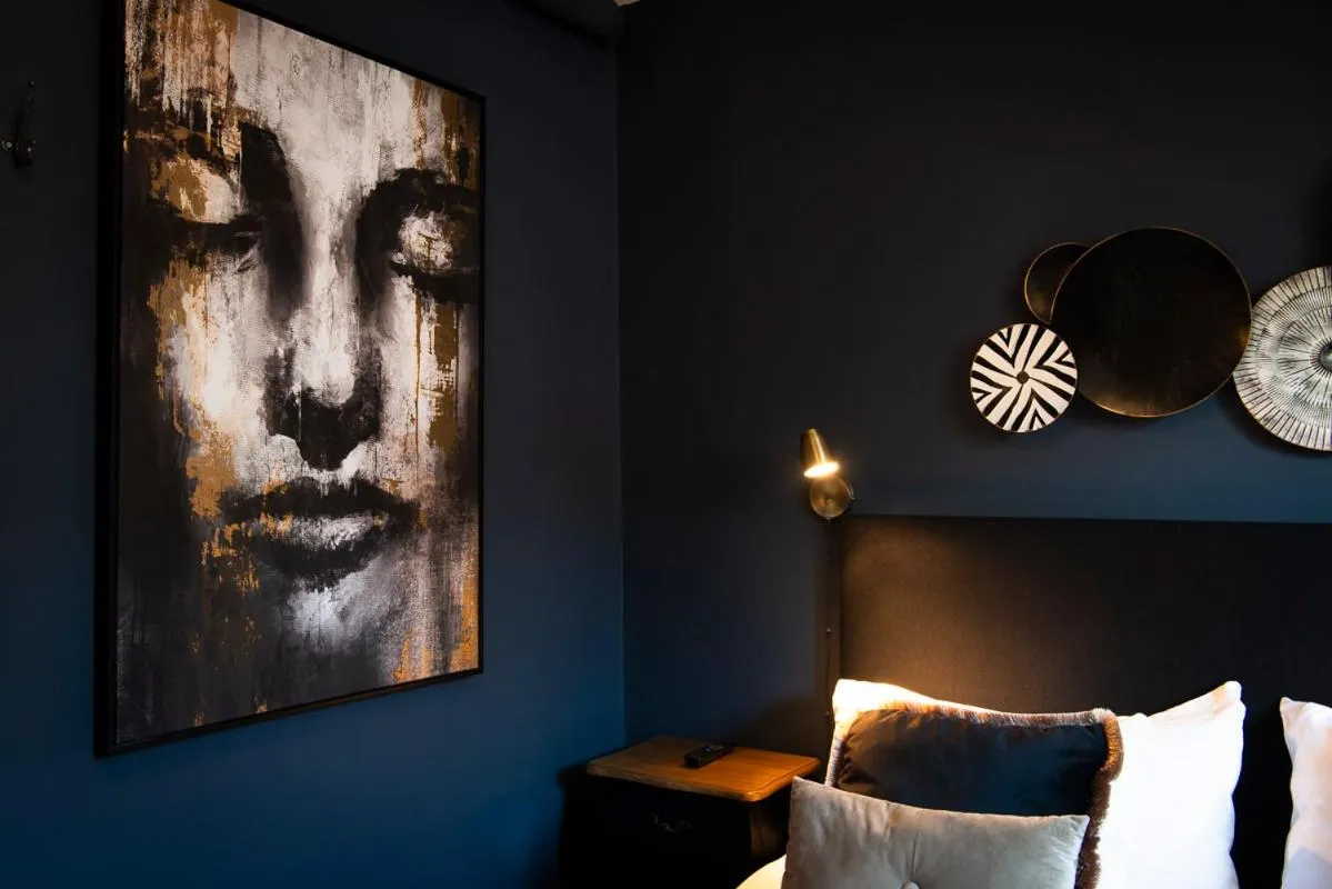 Bed in Hotell Aqva Restaurang & Bar Ett Biosfärhotell med fokus på hållbarhet