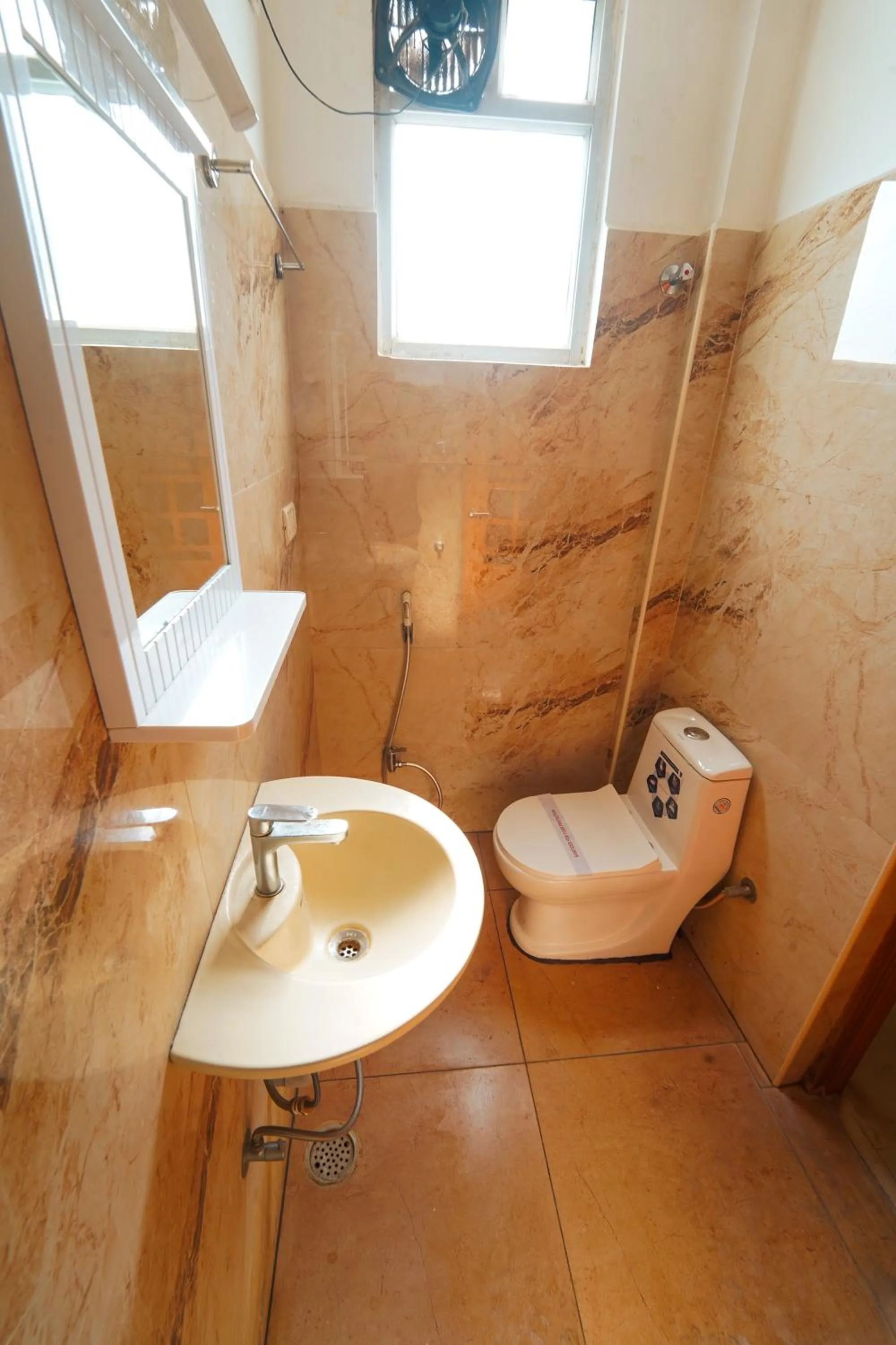 Toilet in Ramana Towers