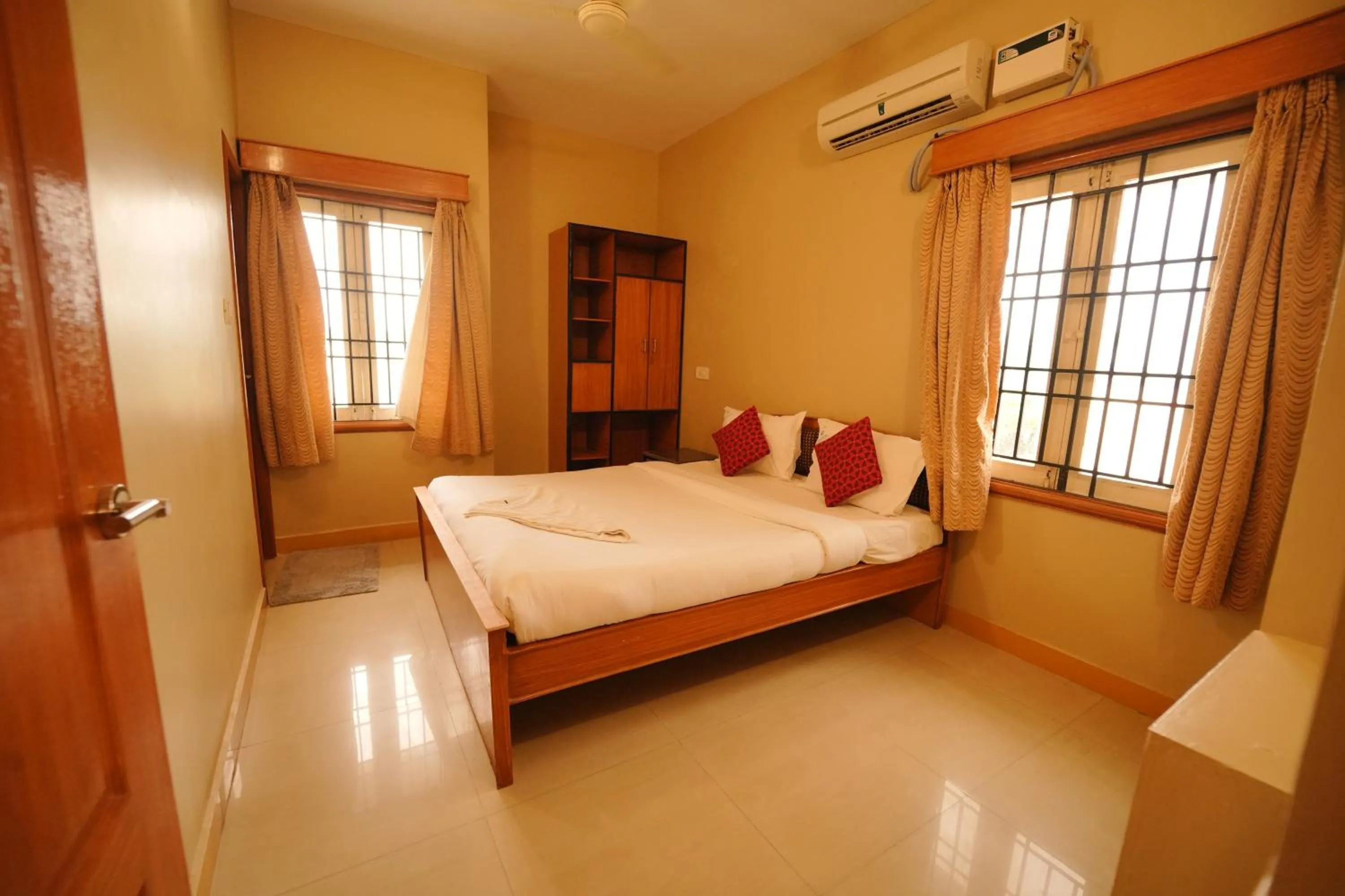 Bedroom, Bed in Ramana Towers