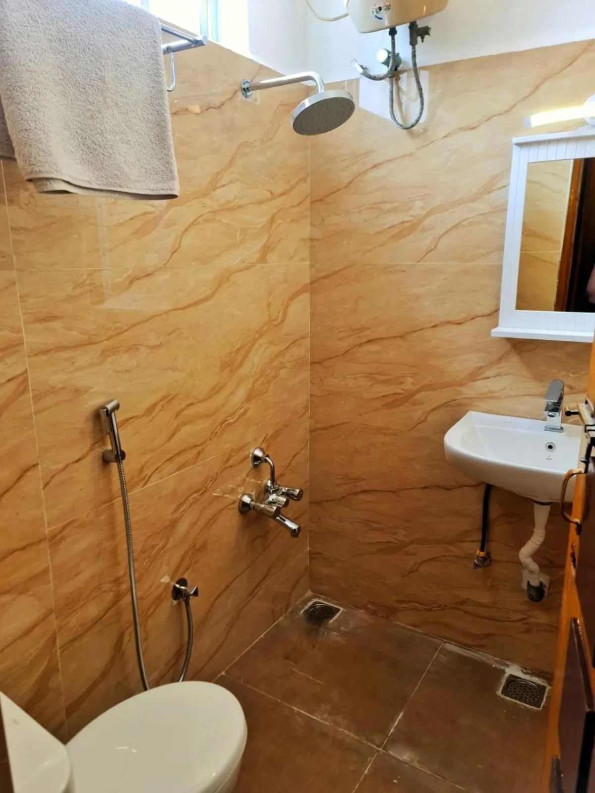 Toilet in Ramana Towers