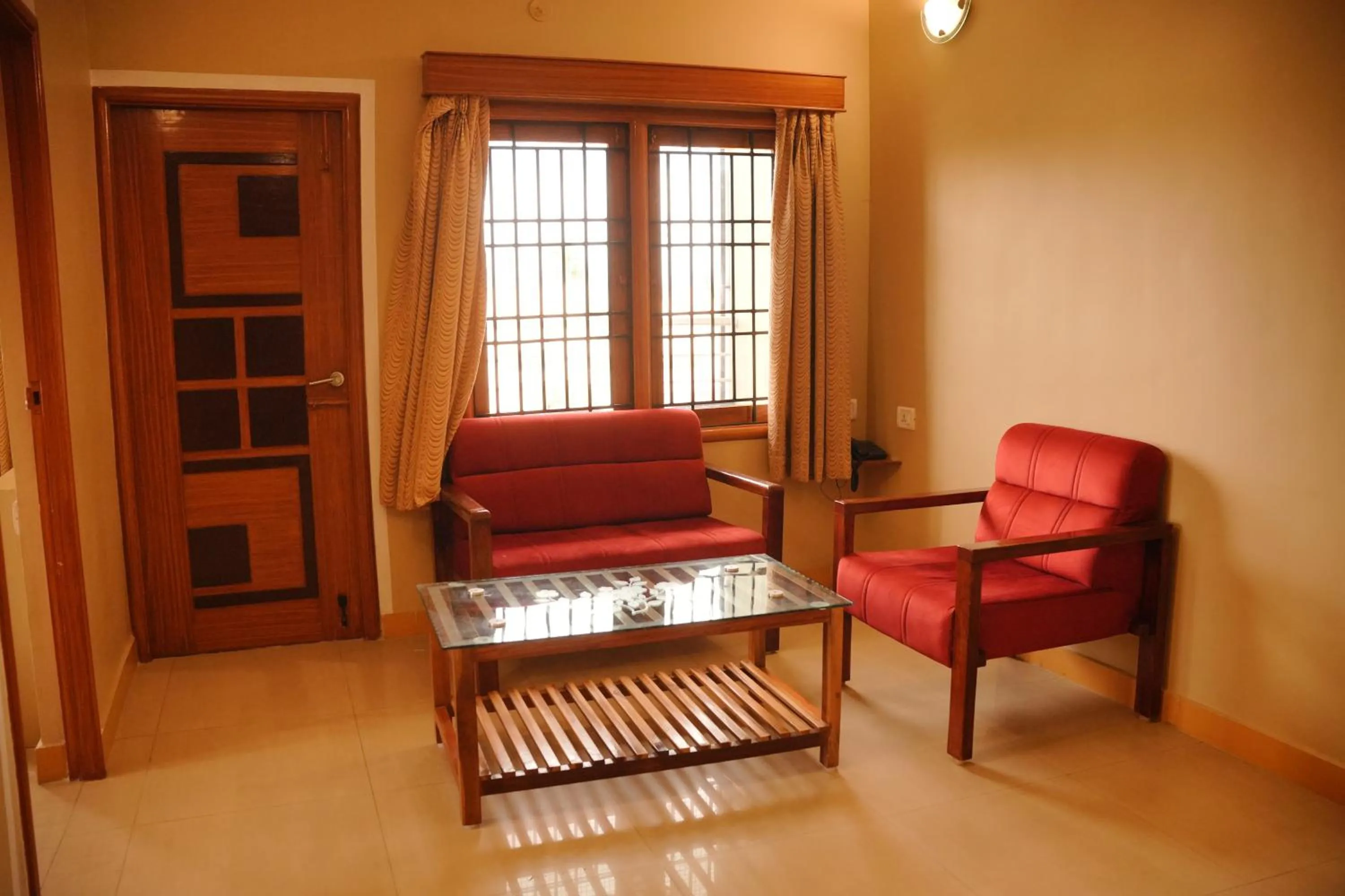 Seating area in Ramana Towers