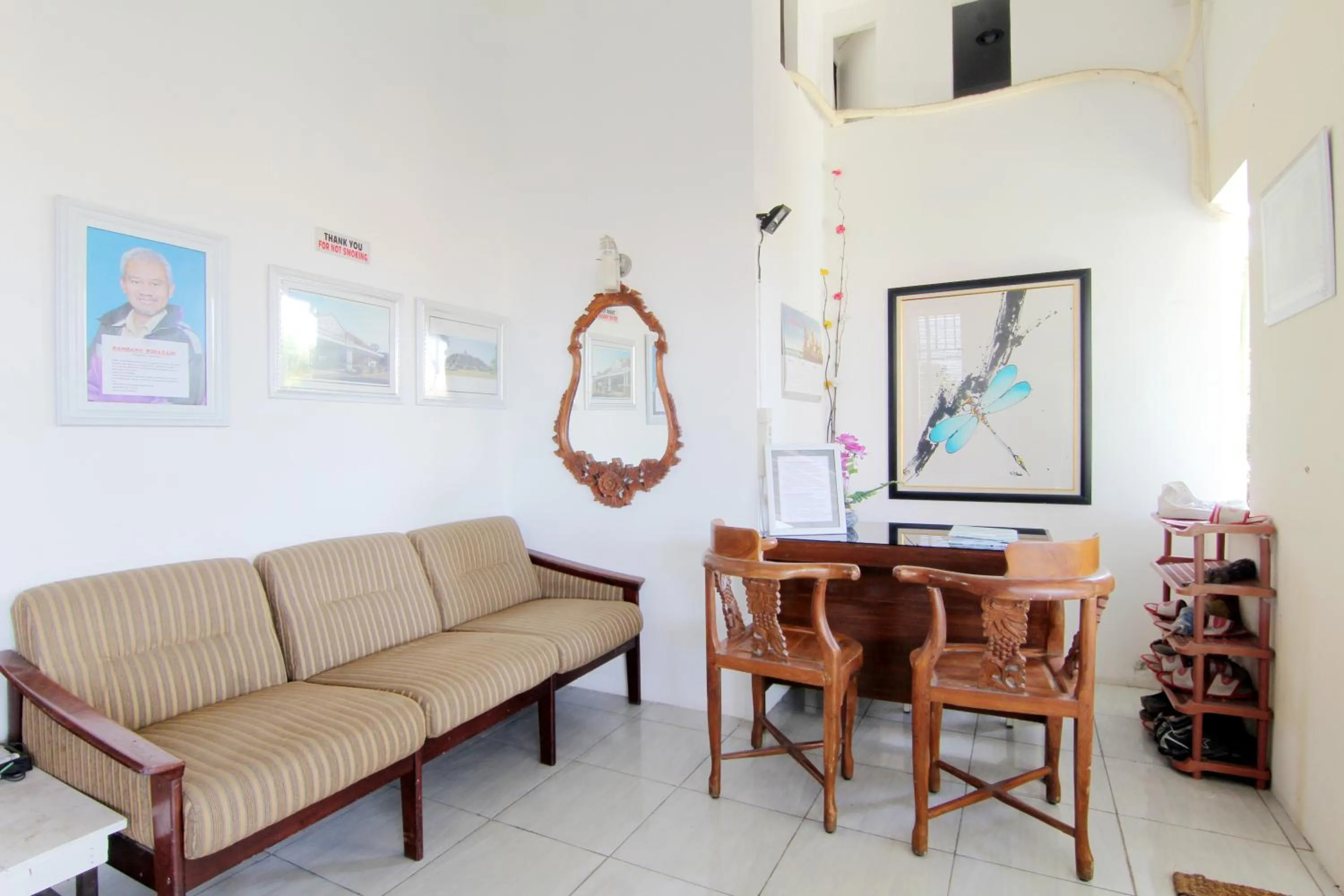 Lobby or reception in Tiga Dua Homestay