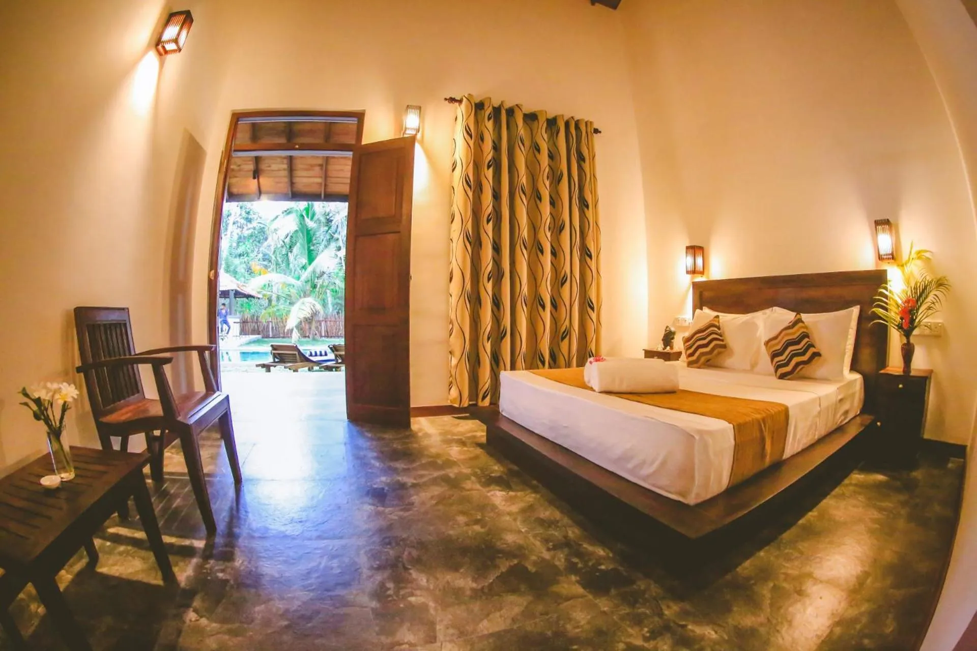 Bed in Villa Hiriketiya