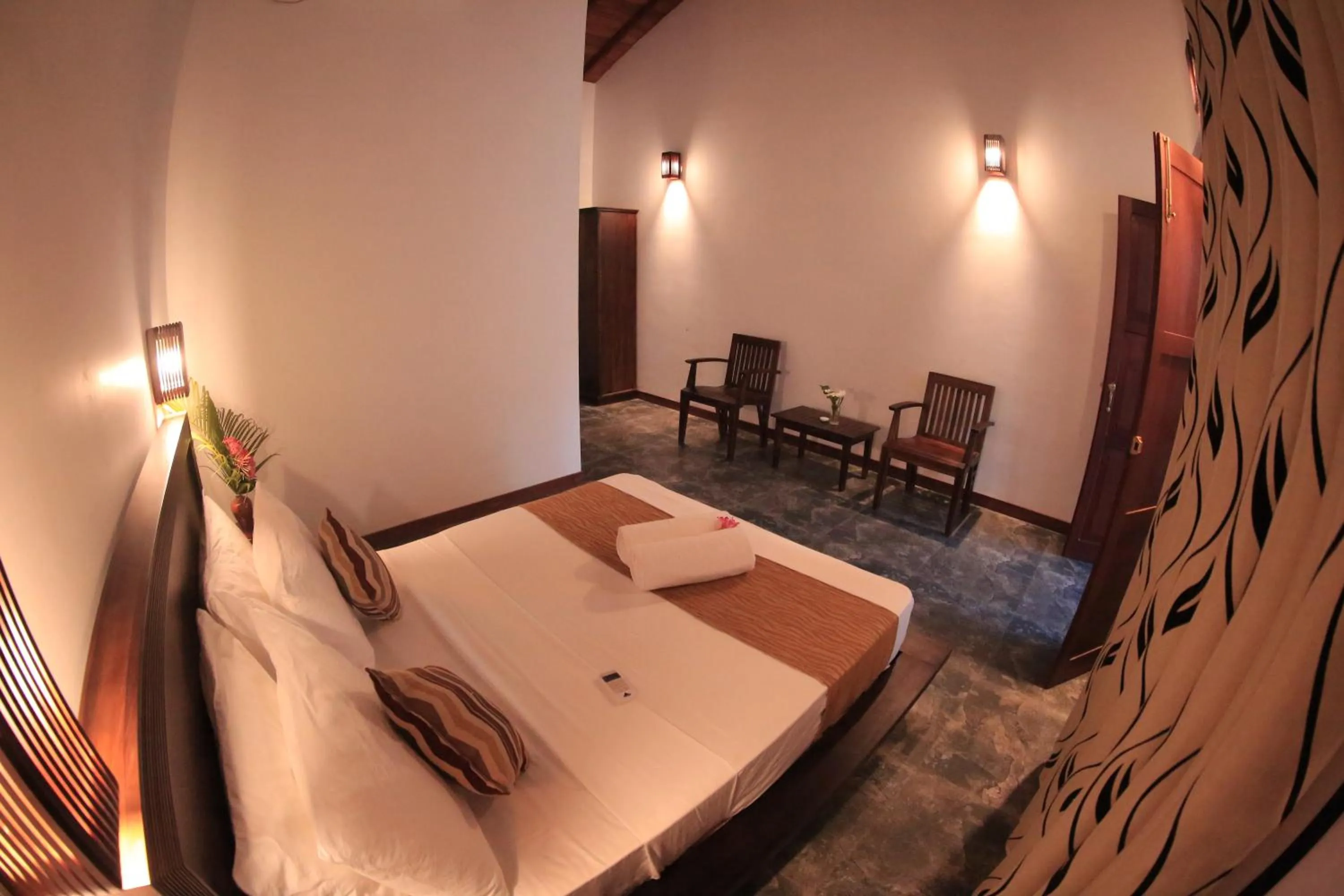 Bedroom, Bed in Villa Hiriketiya