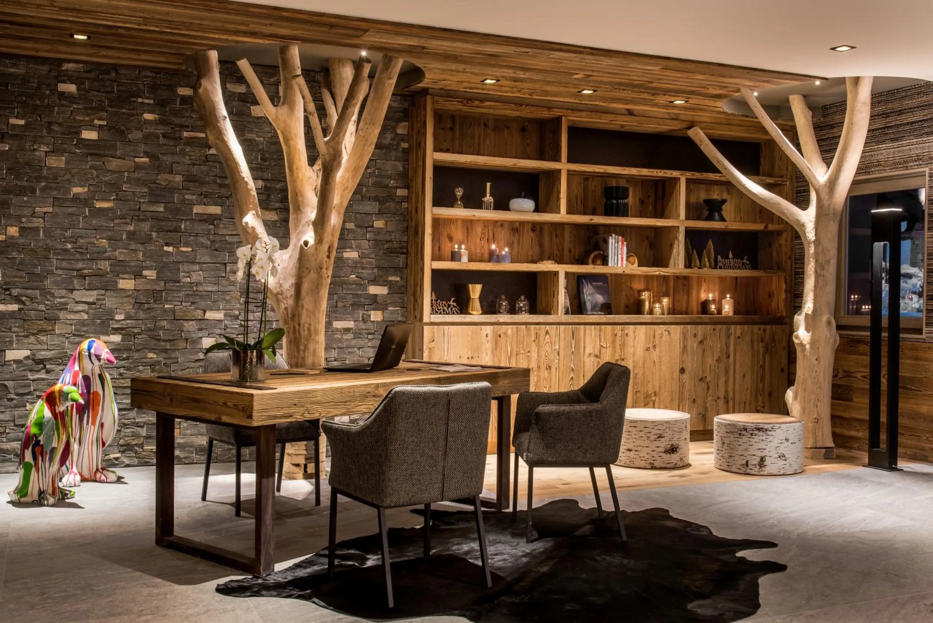 Skiing in Montana Lodge