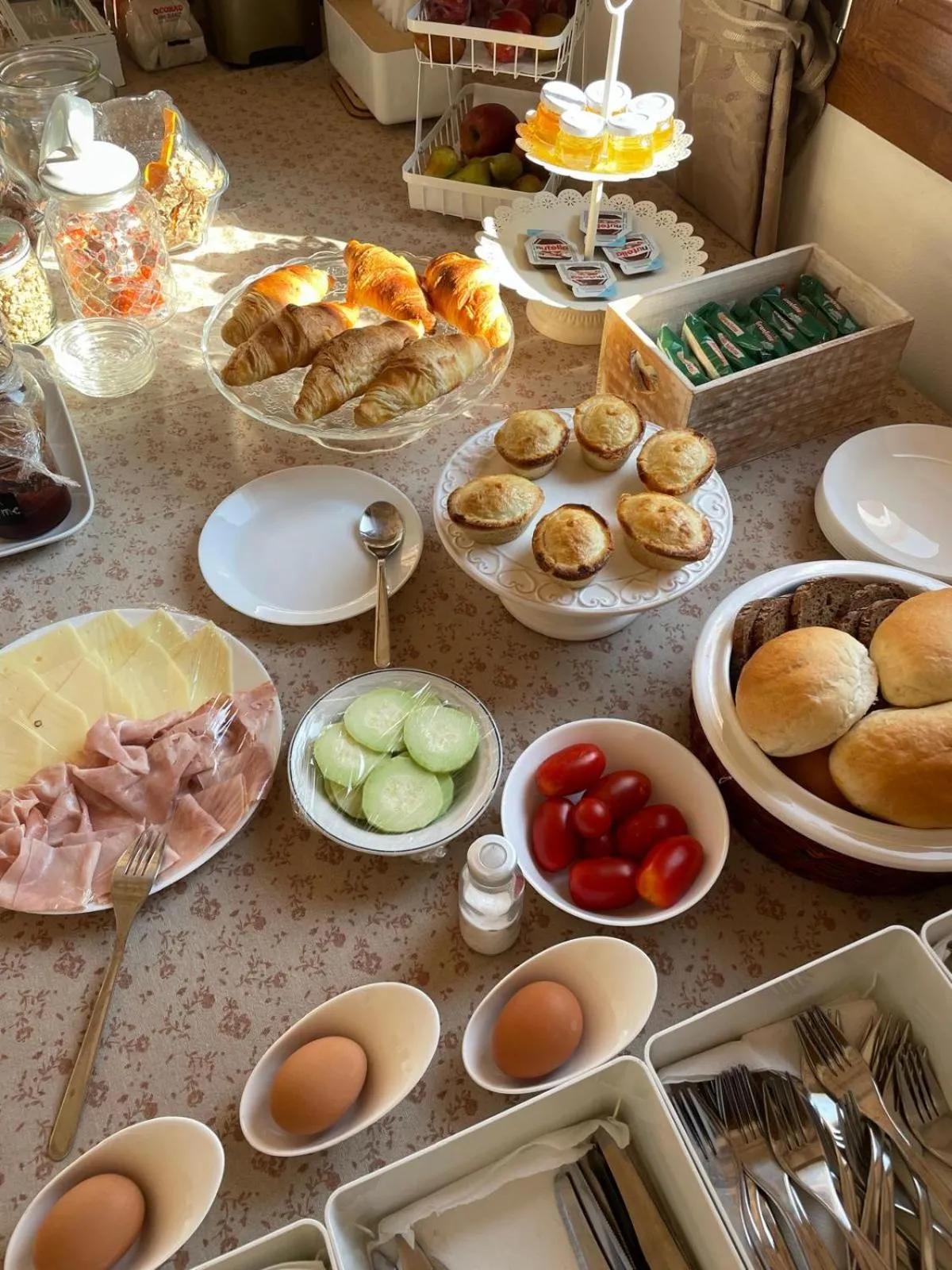 Buffet breakfast in La Dimora dei Conti