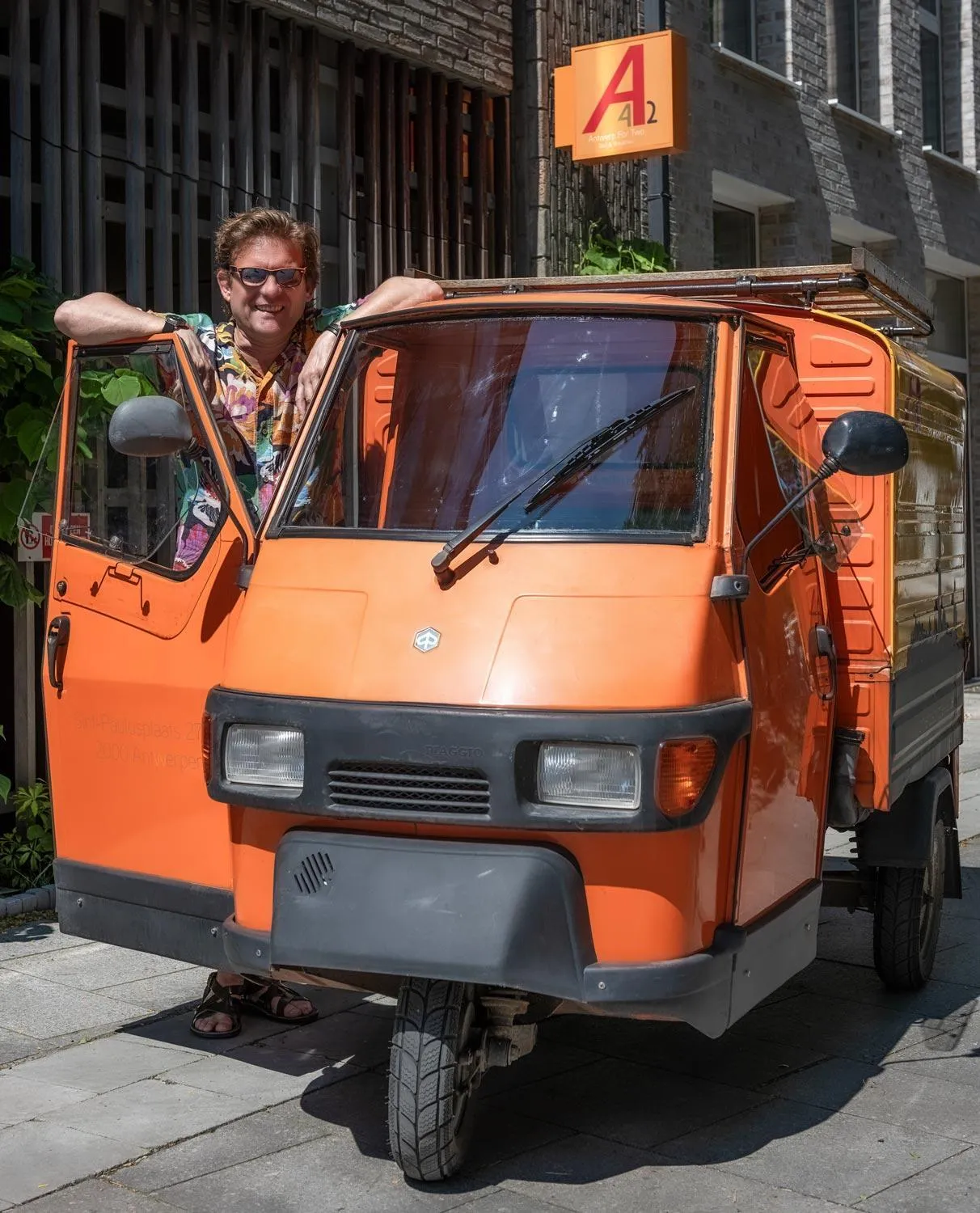 Decorative detail in Antwerp For Two B&B