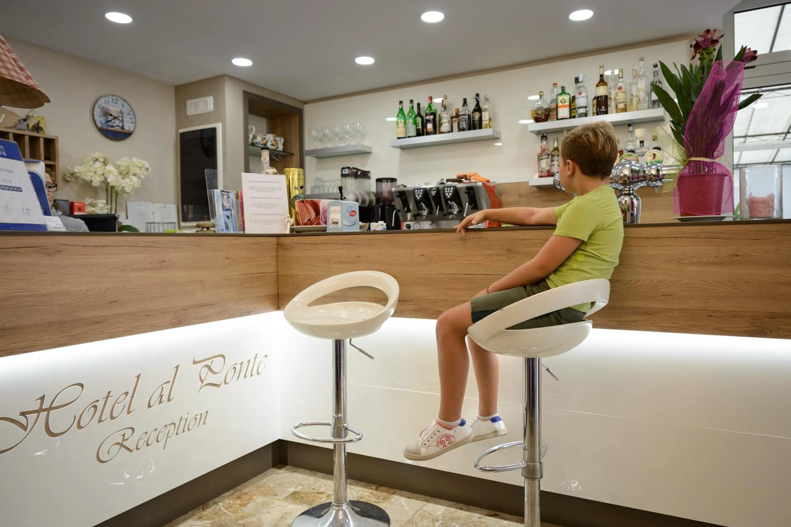 Lobby or reception in Hotel Al ponte