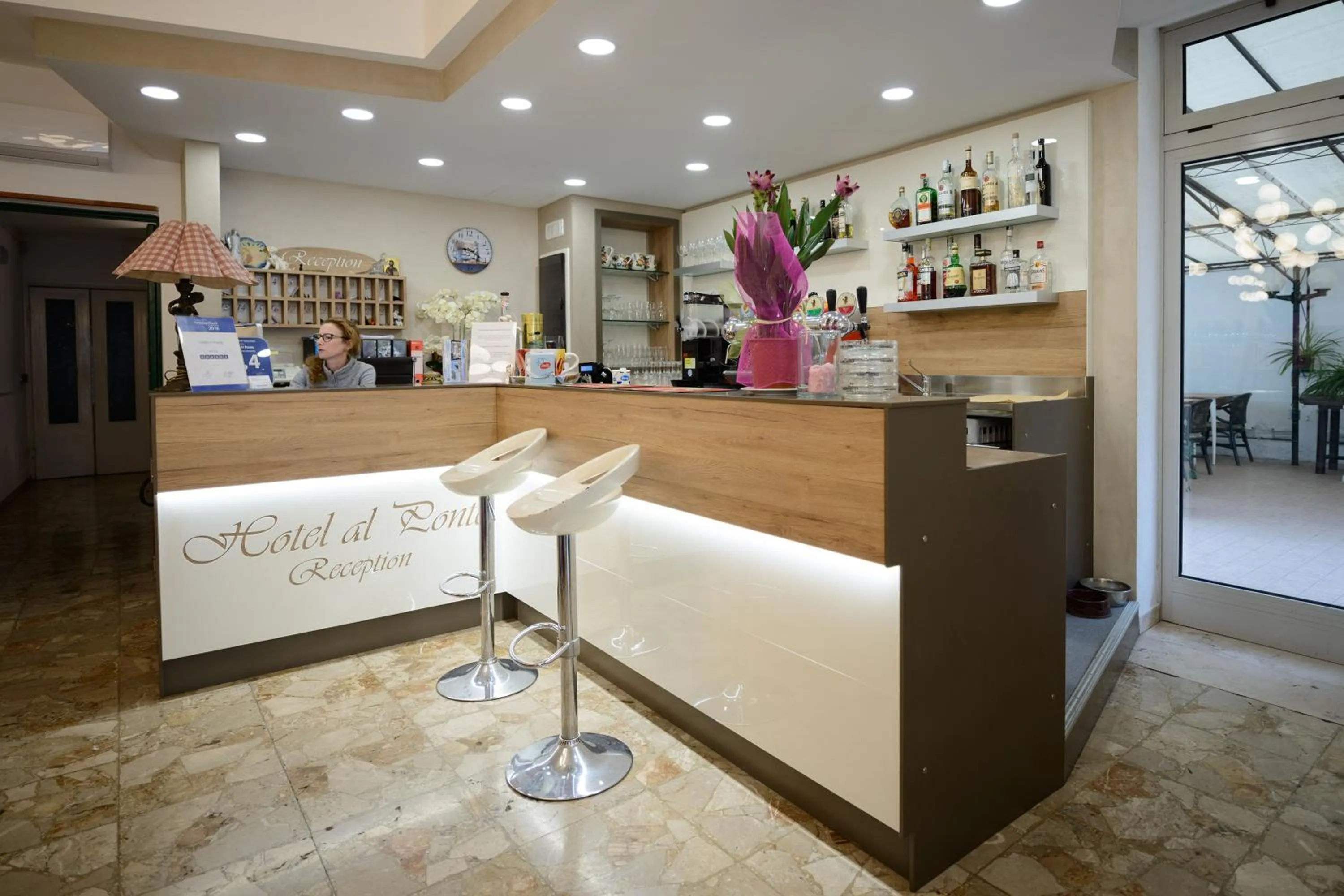 Lobby or reception in Hotel Al ponte