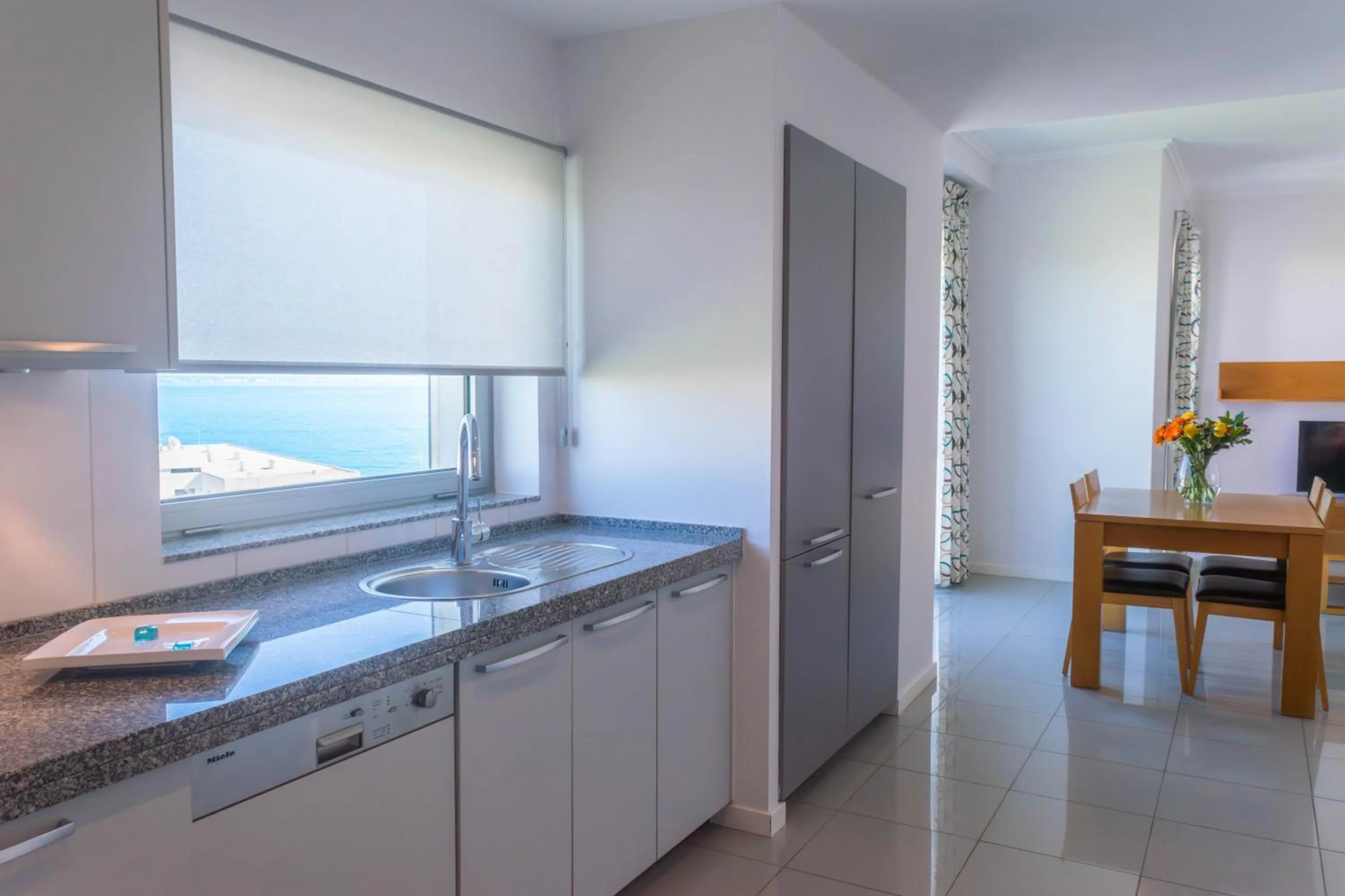 Kitchen or kitchenette in Villa Doris Suites