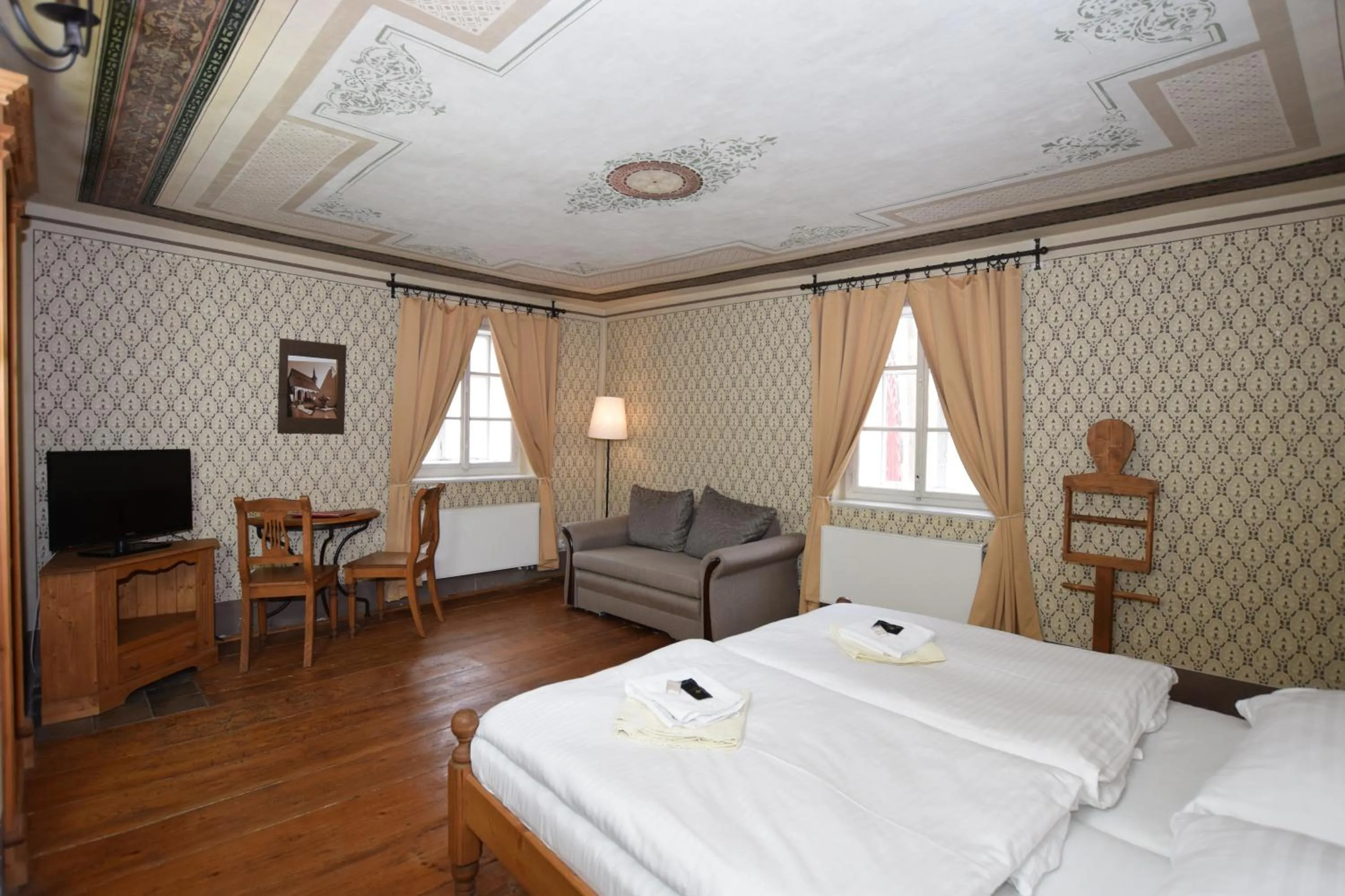 Photo of the whole room, Bed in Pension Zámecká Apartmá - Castle Apartments
