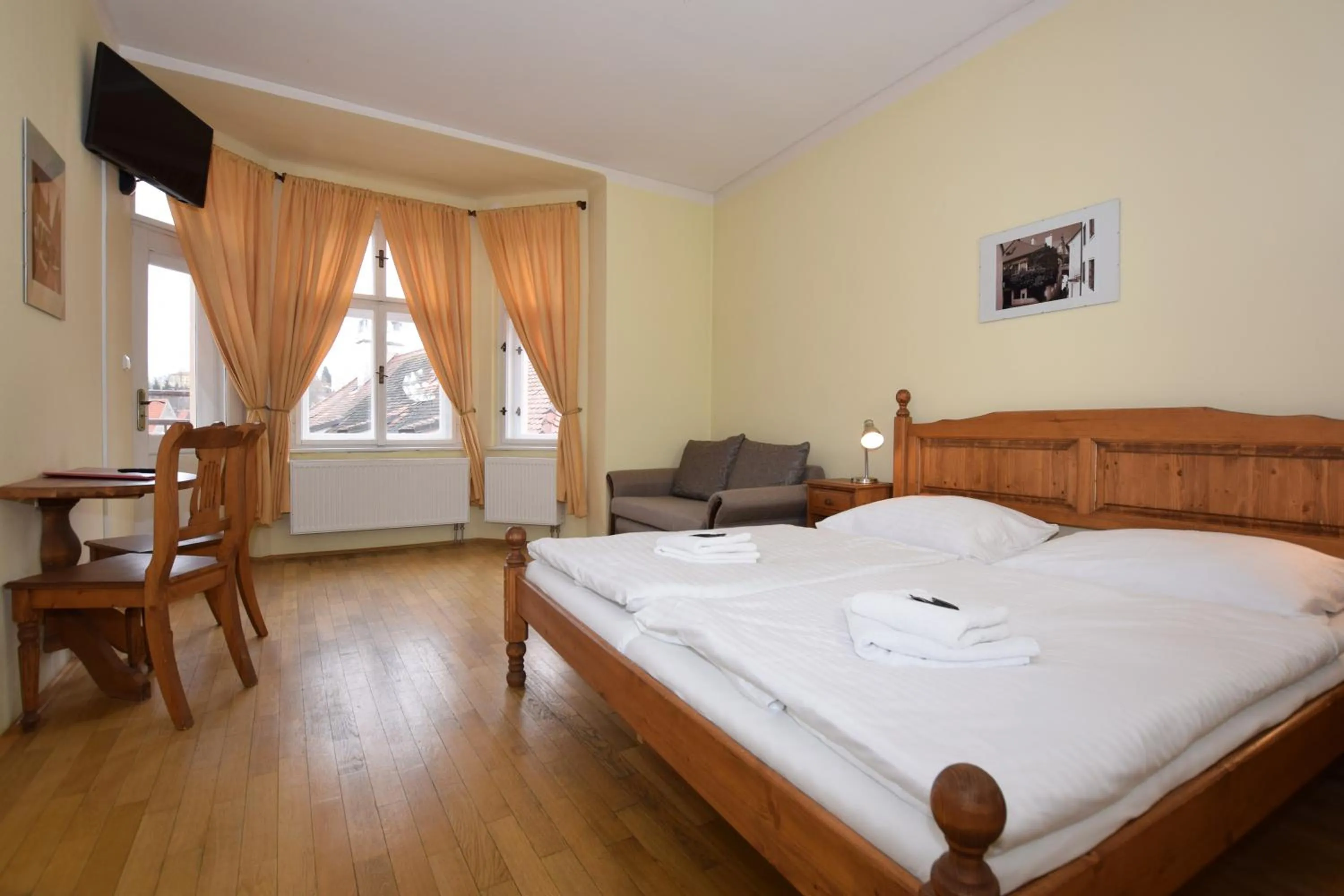 Photo of the whole room, Bed in Pension Zámecká Apartmá - Castle Apartments