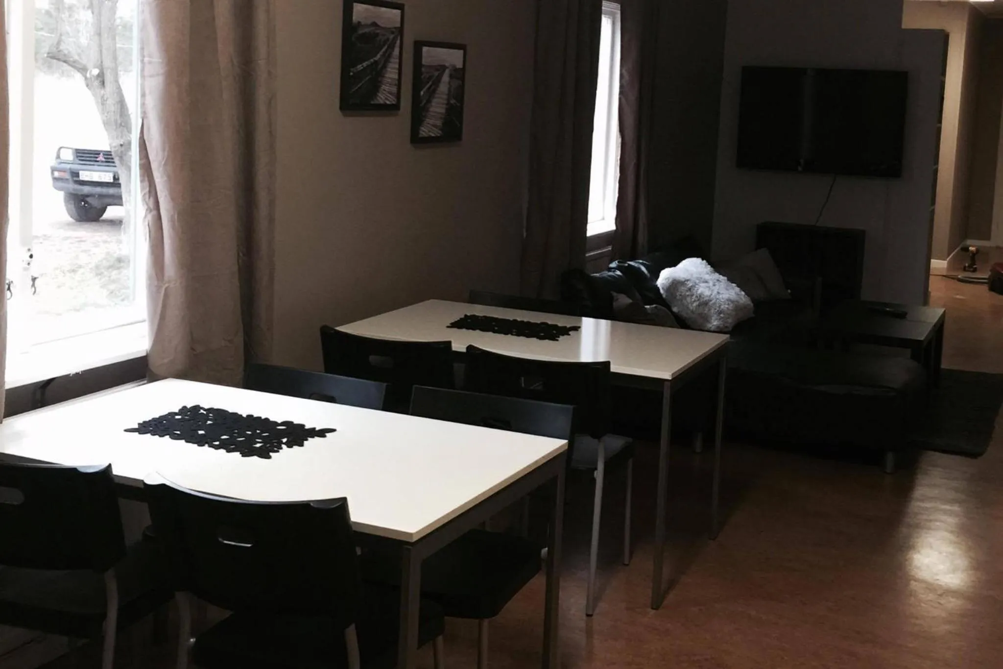 Living room in STF Hostel Lärbro/Grannen