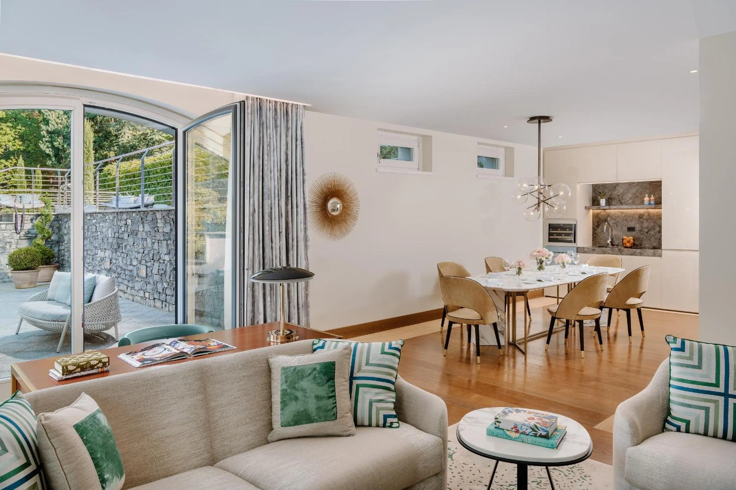 Living room in Mandarin Oriental, Lago di Como