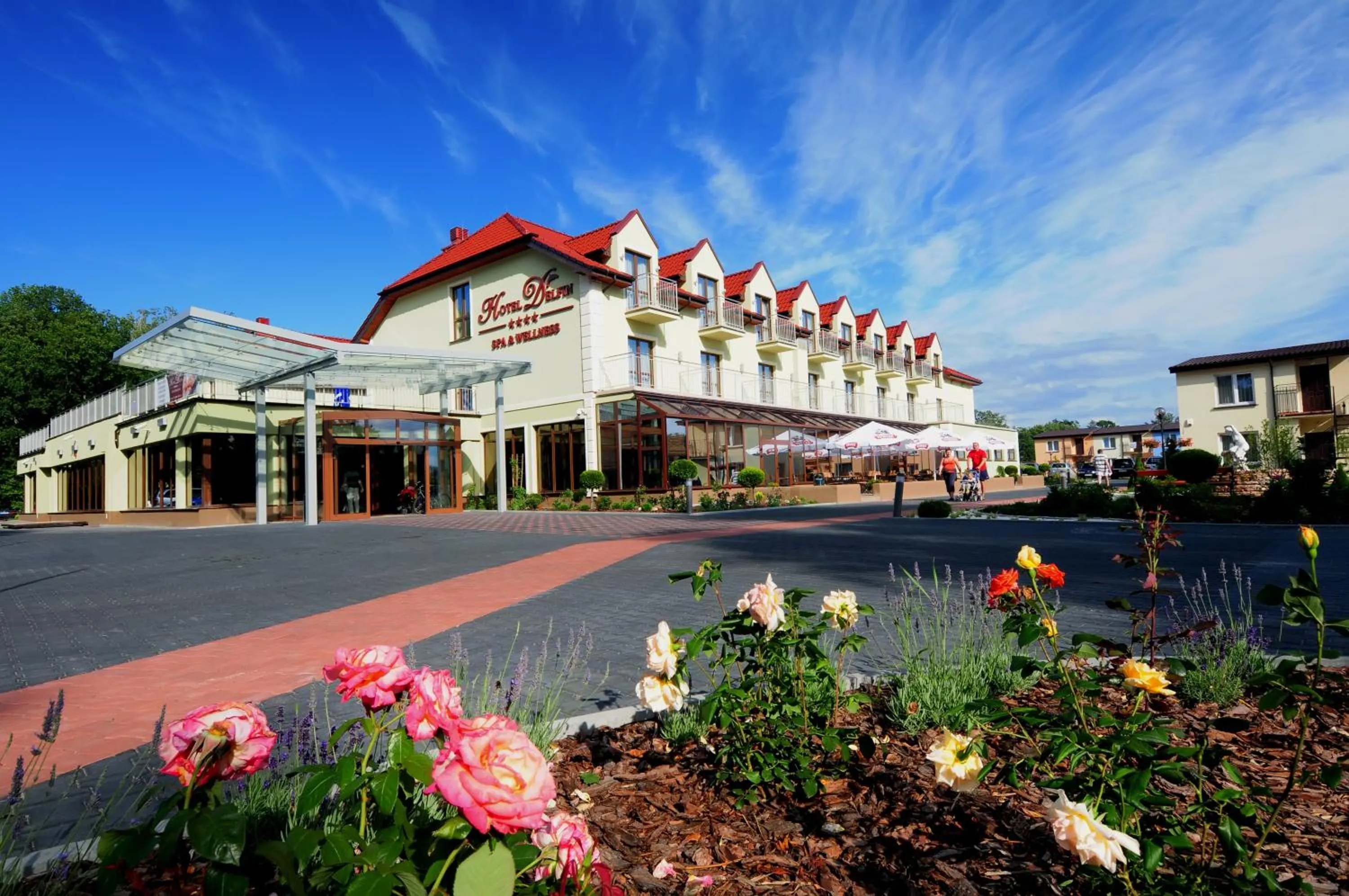 Facade/entrance in Hotel Delfin Spa&Wellness